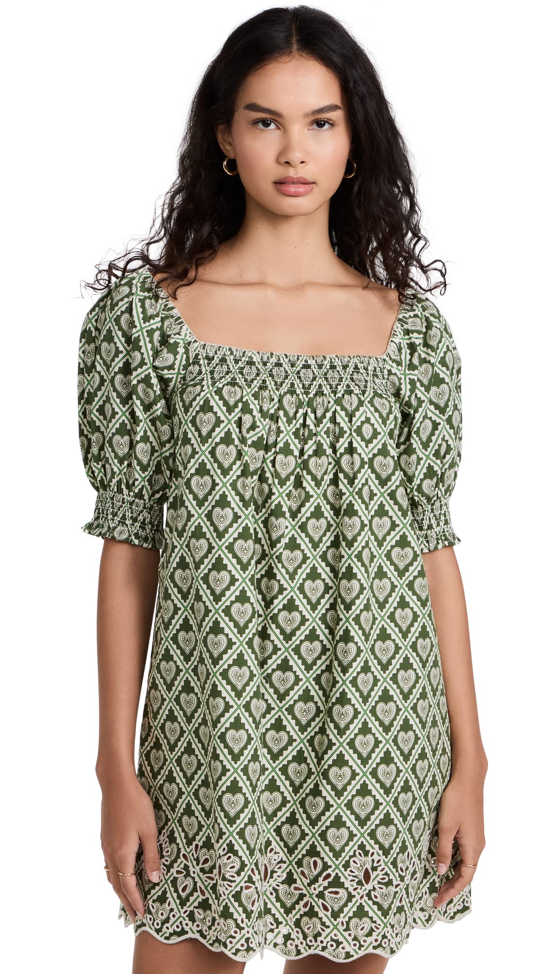 RHODE Women's Evie Dress - Elegant Floral Summer Midi Dress for Casual Outings & Beach Vacations | Perfect for Brunch, Date Nights & Outdoor Events