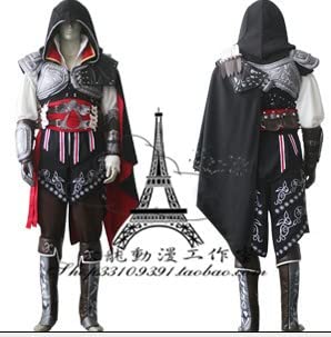 Ezio Cosplay Costume Full Set - Assassin's Creed Outfit for Halloween, Christmas & New Year Parties | Renaissance Faire & Gaming Convention Costume