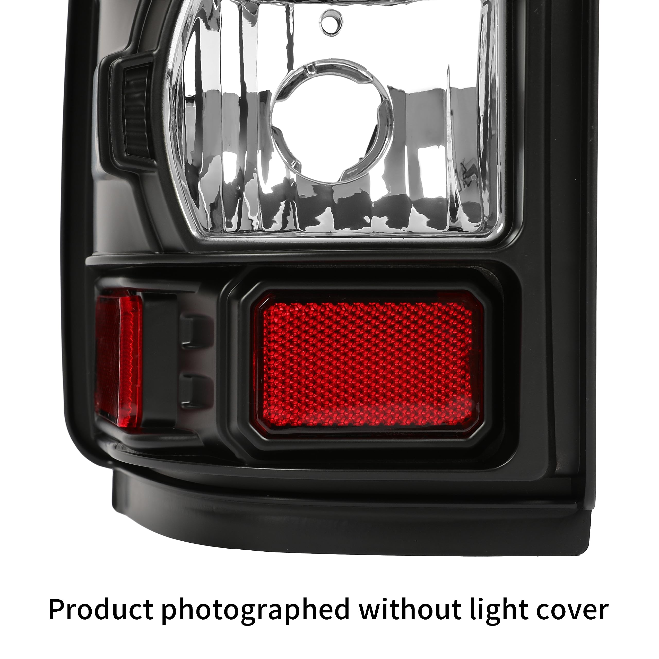 Kojem LED Tail Lights for 1999-2006 Chevy Silverado & 1999-2002 GMC Sierra 1500/2500/3500 - Black Housing with Clear Lens LED Tube Bar Taillight - Upgrade Your Truck's Style & Night Visibility