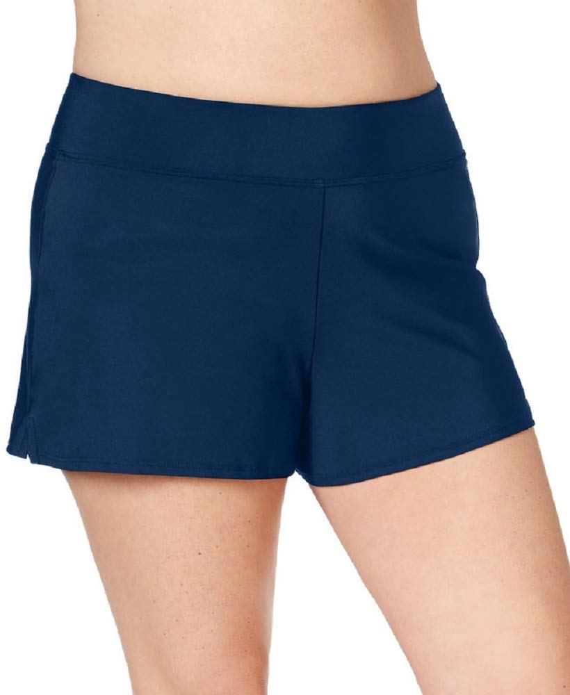 Premium Swim Solutions Swim Shorts for Men - Navy Blue Quick-Dry Swim Trunks for Beach, Pool & Water Sports