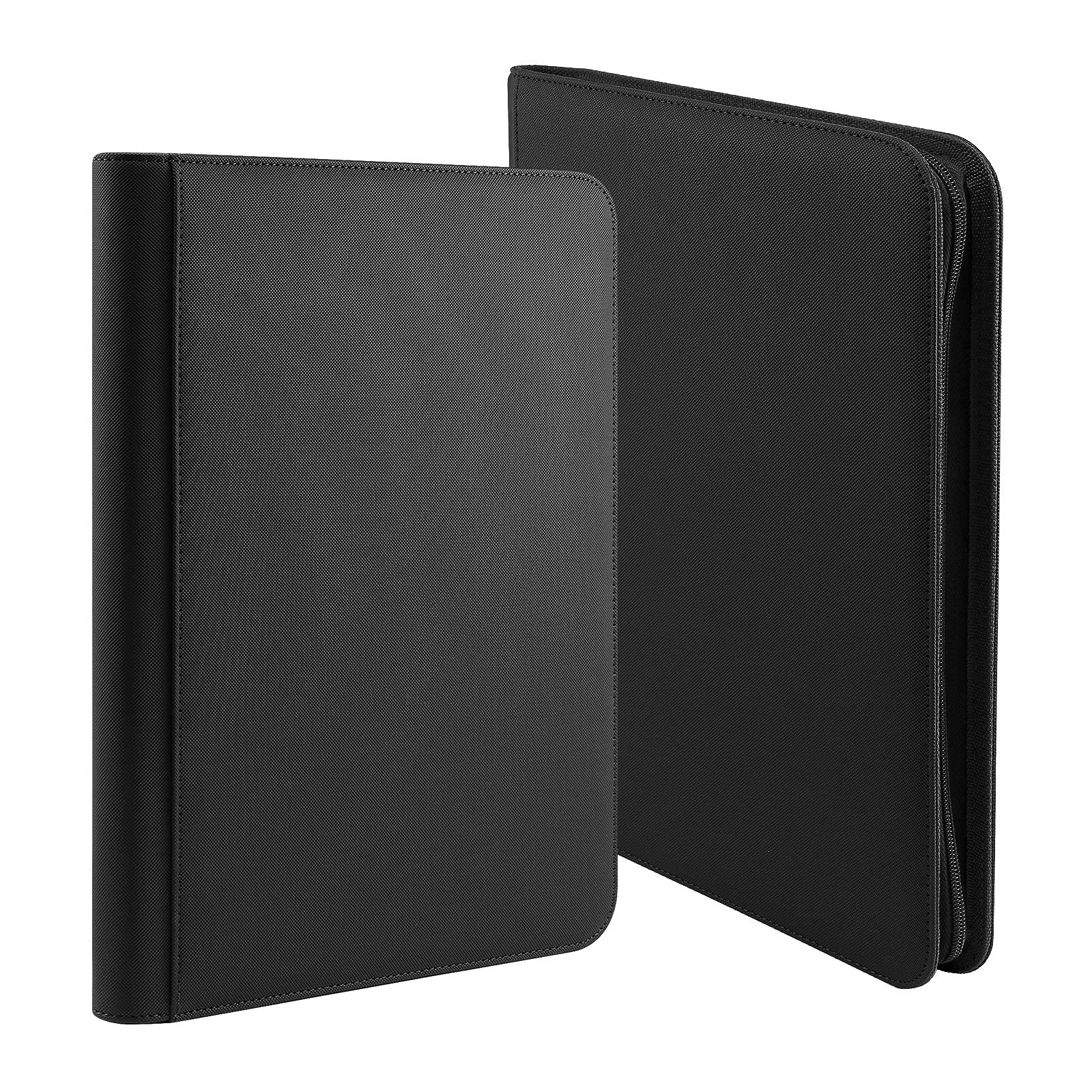 PAKESI Trading Cards Album - 20 Premium 9-Pocket Pages Holds 360 Cards | Black Collector Binder for Pokemon, MTG, Yu-Gi-Oh & Sports Cards | Perfect for Organizing, Trading & Displaying Valuable Collections