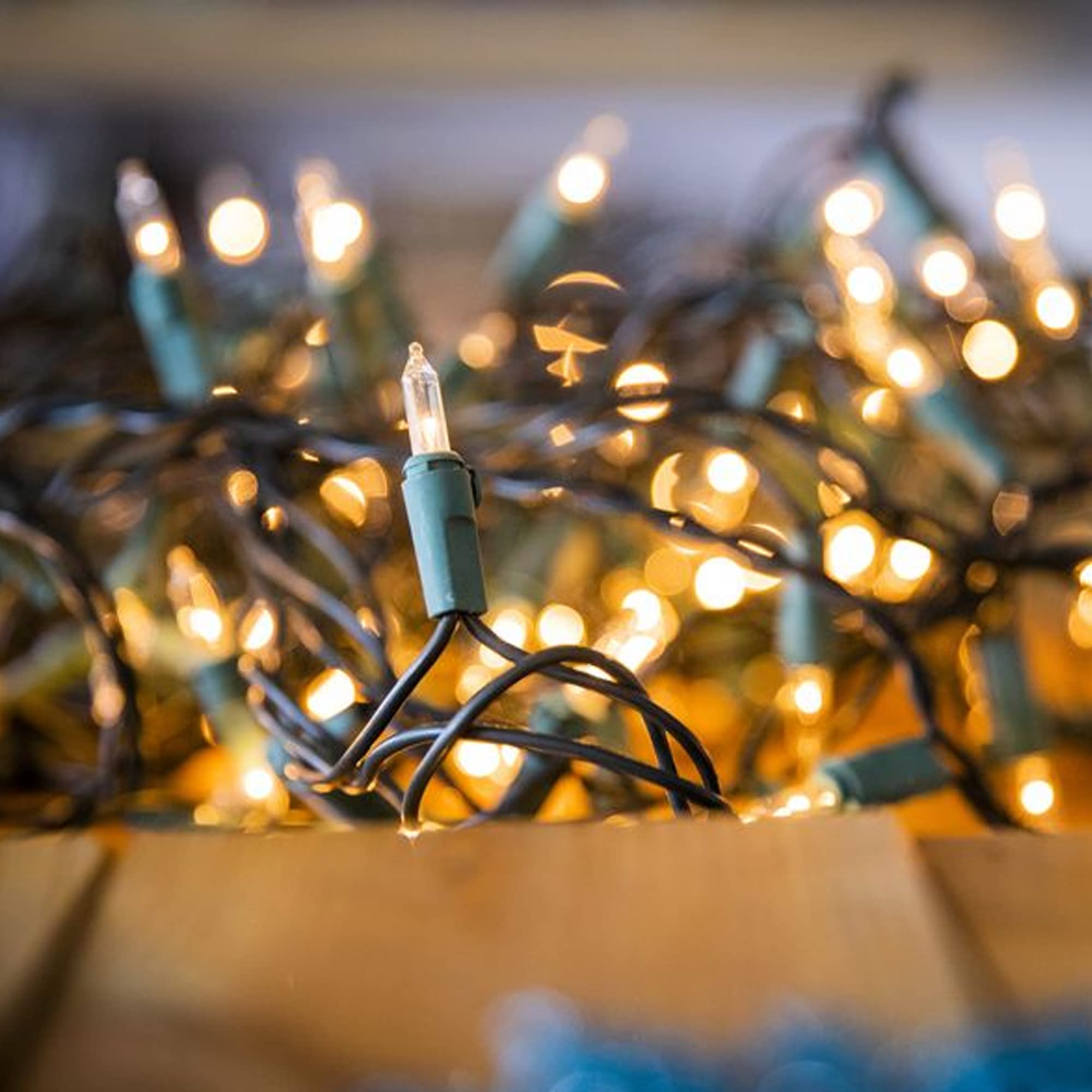 FUNPENY 30FT 150-Light Warm White Christmas String Lights with Green Wire - Indoor/Outdoor Holiday Decor for Christmas Trees, Parties & Home - Perfect for Xmas Decorations, Garden, Patio & Festive Events