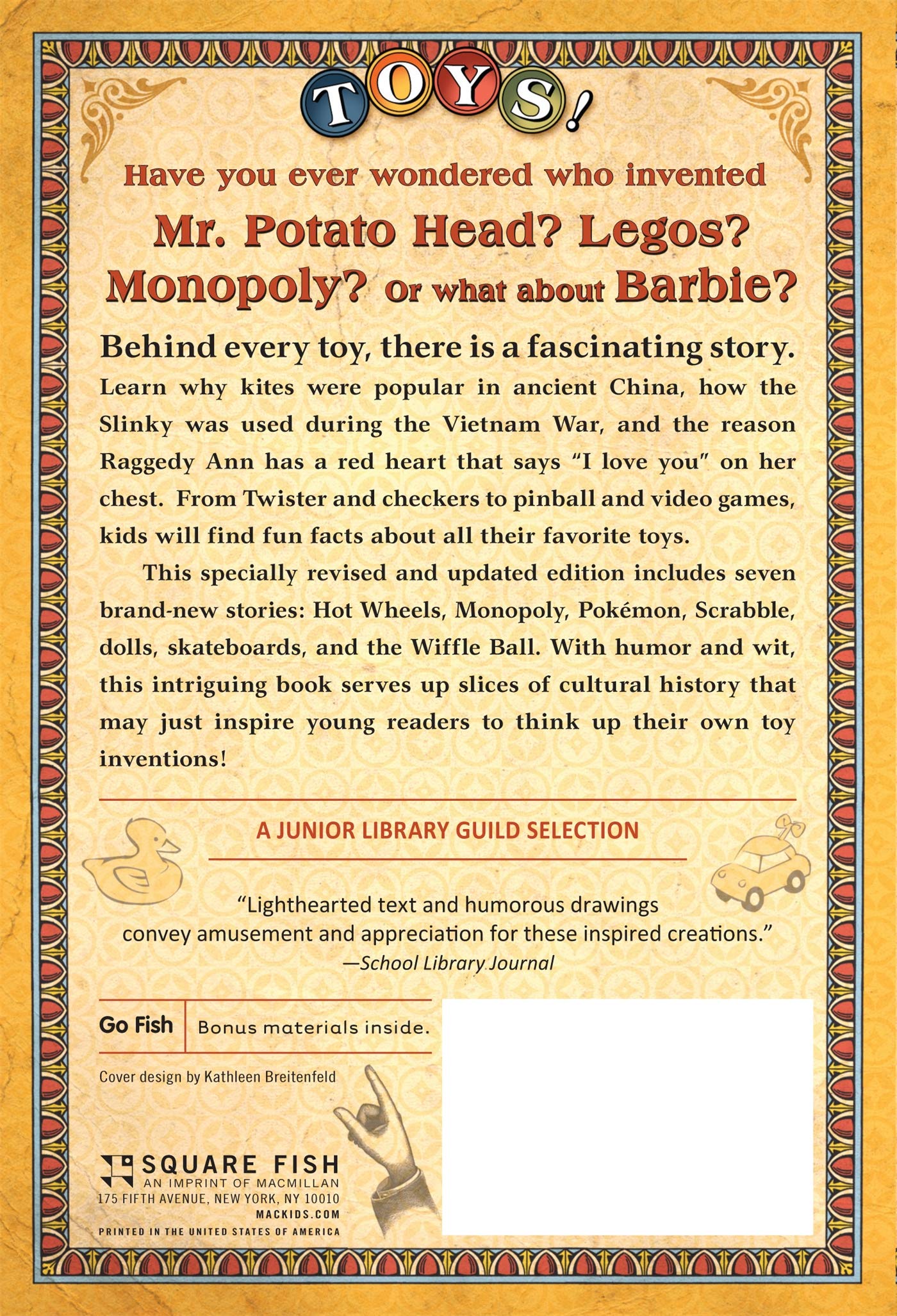 Fascinating Toys: The Amazing Stories Behind Great Inventions | Perfect for Kids' Education & STEM Learning