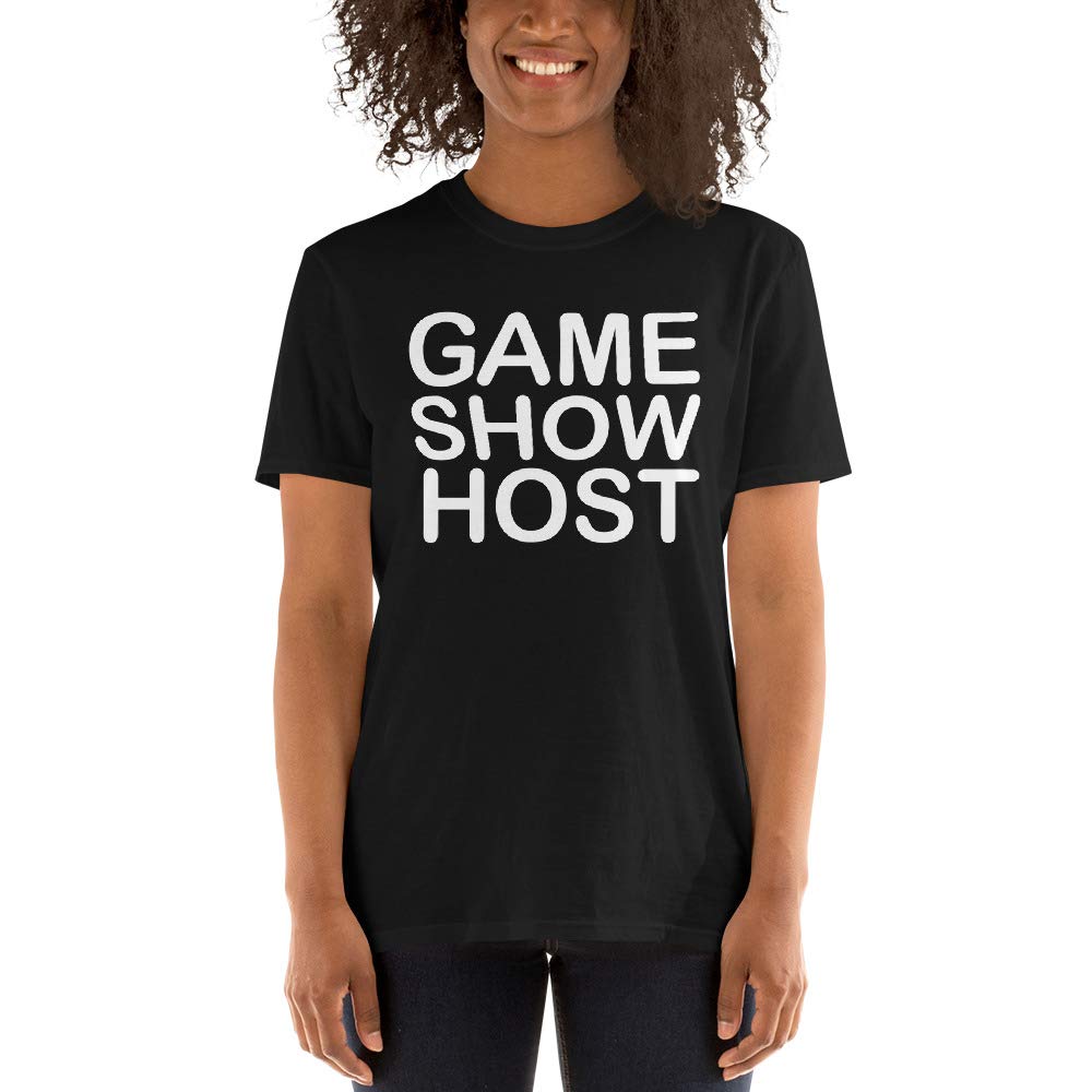 Funny Game Show Host Trivia Board Game Night Questions Gift - Unisex Short-Sleeve T-Shirt for Parties, Family Gatherings & Game Nights