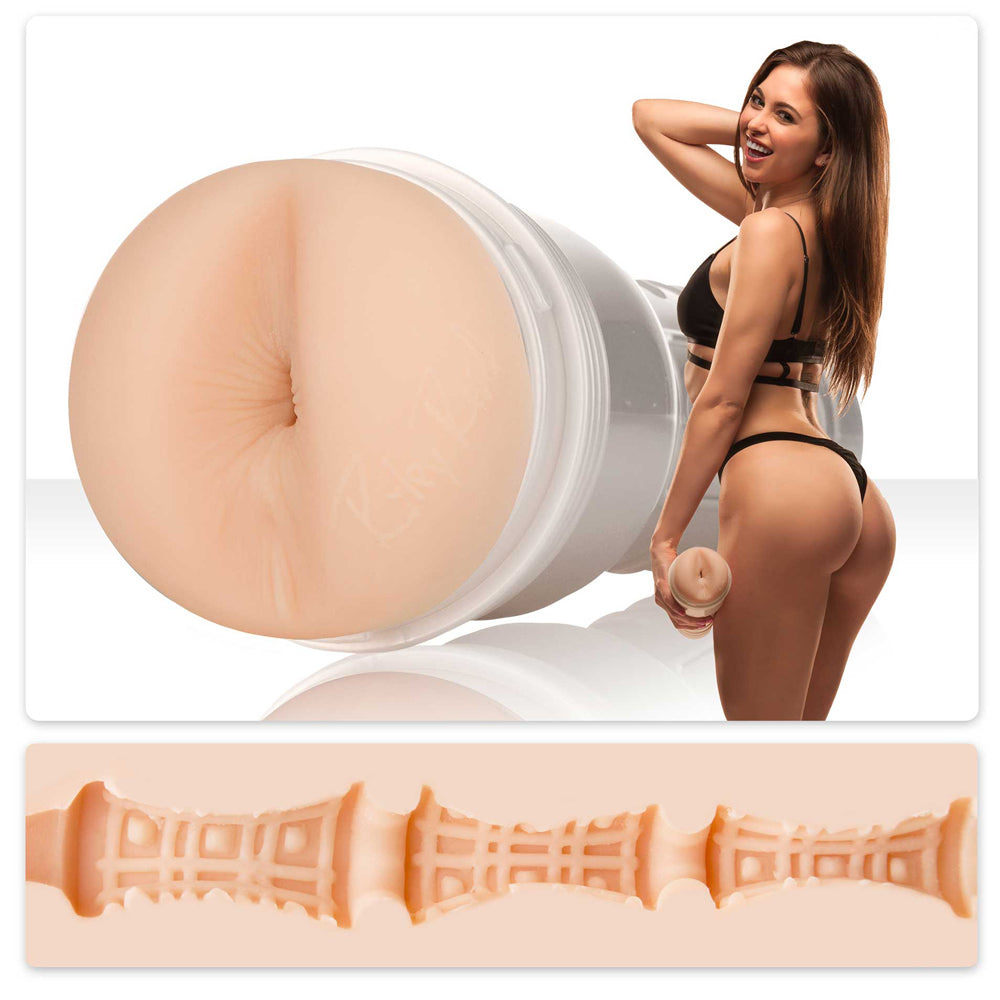 Riley Reid Euphoria Anal Masturbator - Fleshlight for Men | Realistic Adult Toy for Solo Play & Couples Use | Discreet Shipping