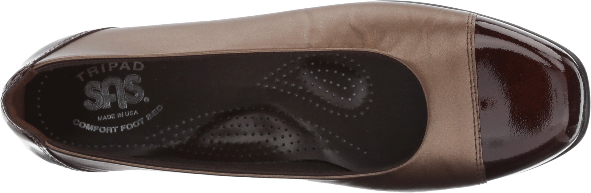 SAS Women's Comfortable Ballet Flats - Soft Leather Slip-On Shoes for Casual Wear, Office & Travel