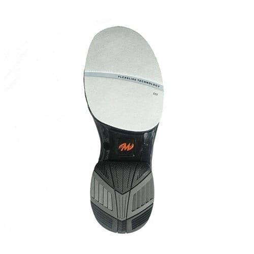 **Motiv Men's Propel Black Carbon Orange Right Hand Wide Bowling Shoes – Perfect for Competitive Leagues & Casual Play**