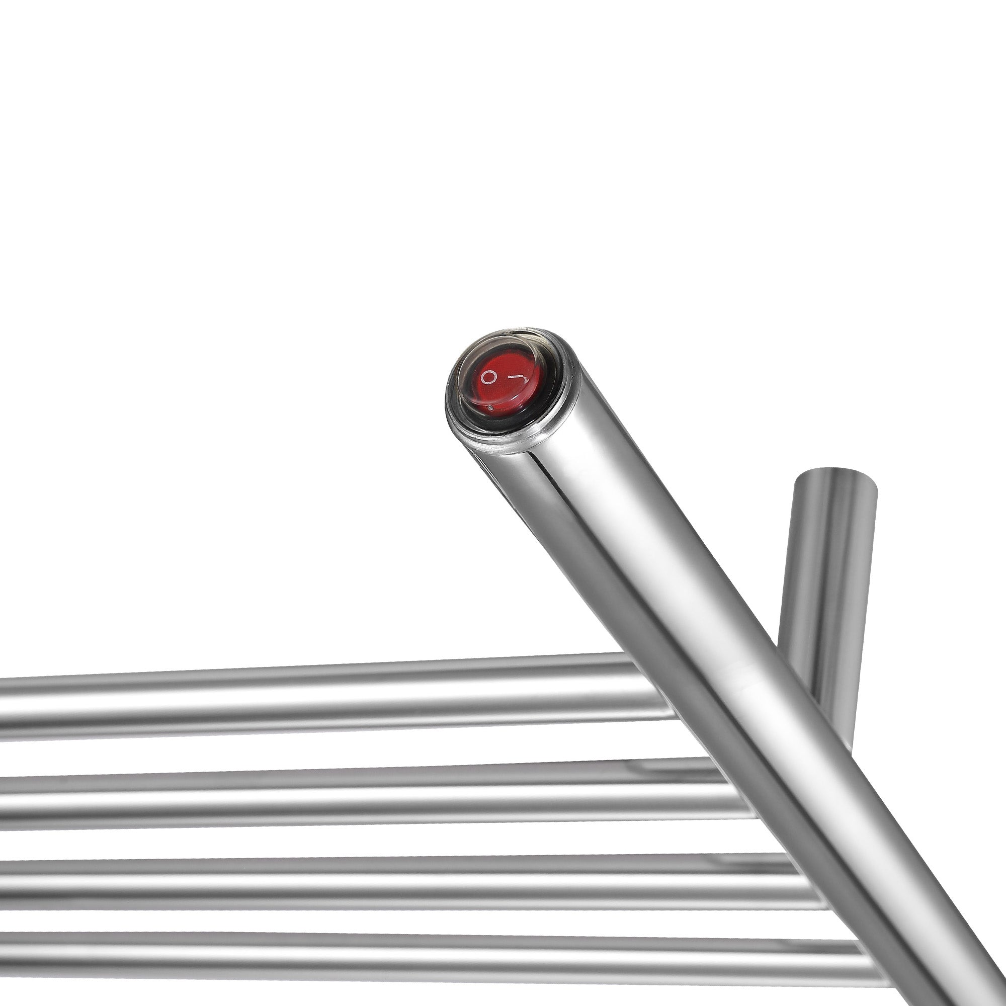 Ancona Novara 10 Bar Wall Mounted Towel Warmer - Polished Stainless Steel with WiFi Timer - Perfect for Bathrooms, Spas & Luxury Homes
