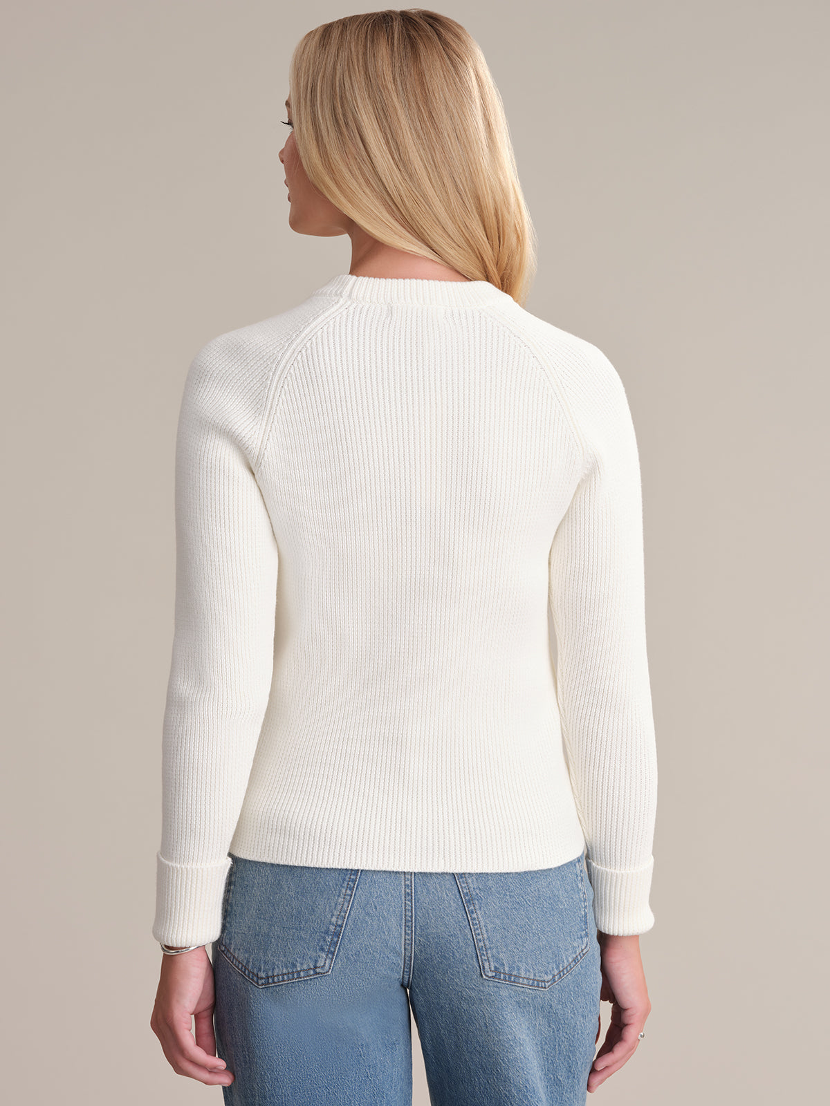 Sophie Chevron Rib Cotton Sweater for Women - Soft & Comfortable Knit Pullover for Fall & Winter | Casual Outfits, Office Wear & Cozy Loungewear