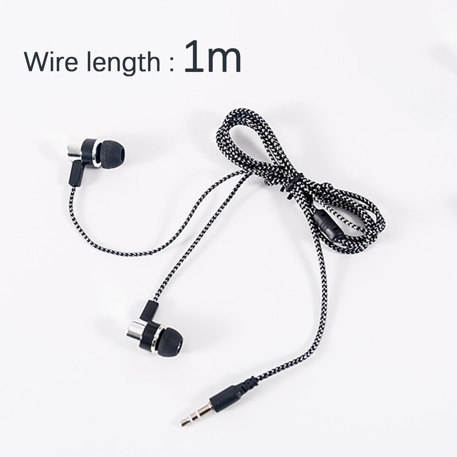 High-Fidelity Stereo Wired Earbuds with Mic - In-Ear Headphones for Music, Podcasts & Calls | Noise Isolating Sports Earphones for Running, Gym & Workout | Comfortable Secure Fit for Active Lifestyle