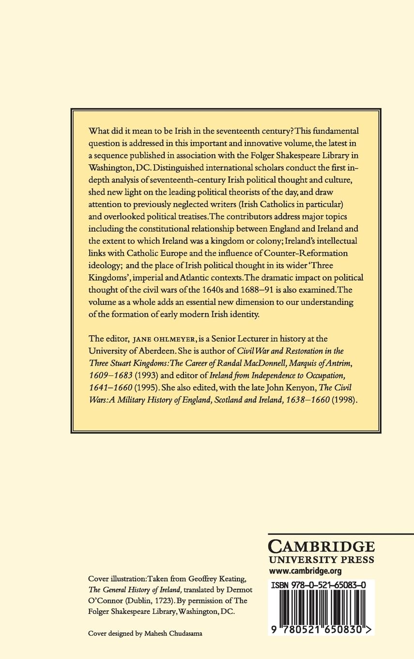 Political Thought in 17th Century Ireland: Kingdom or Colony - Historical Analysis for Students & Researchers | Study Irish History & Colonialism
