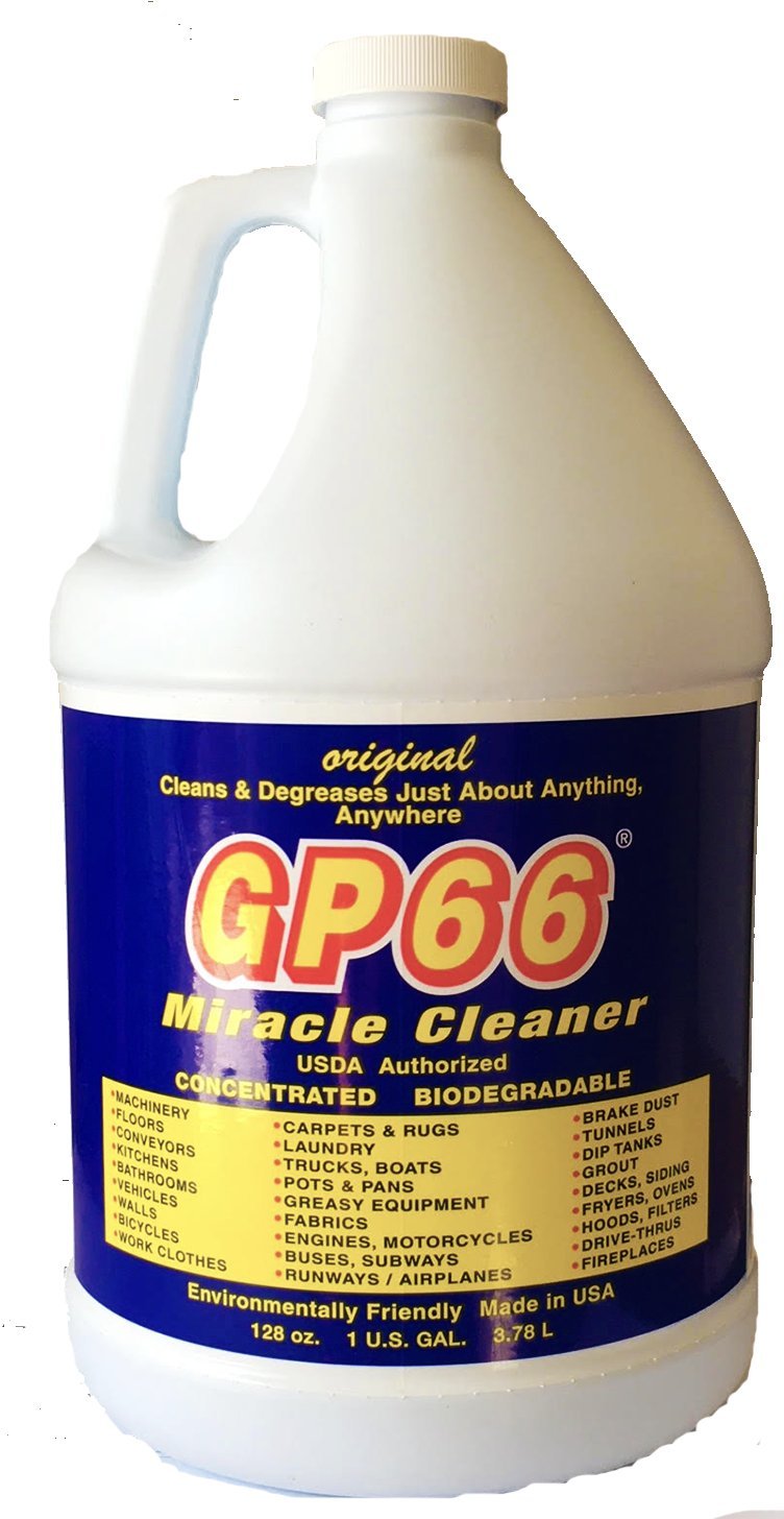 GP66 Green Miracle Cleaner - 6 Gallon Case | All-Purpose Degreaser & Concentrated Cleaner for Oven, Concrete, Laundry, Grout | Eco-Friendly Multi-Surface Solution for Home, Kitchen, Garage & Industrial Use