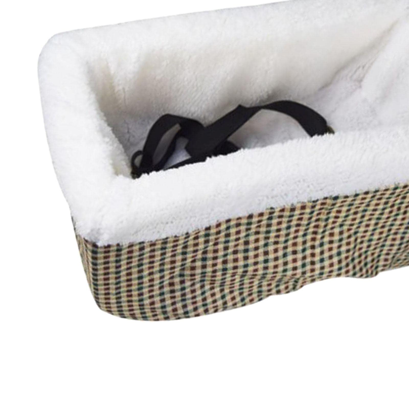 LYLA Soft Non-Slip Dog Car Carrier - Puppy Booster Seat & Travel Crate for Cars, House, and Armrest - Perfect for Road Trips, Vet Visits, and Home Comfort