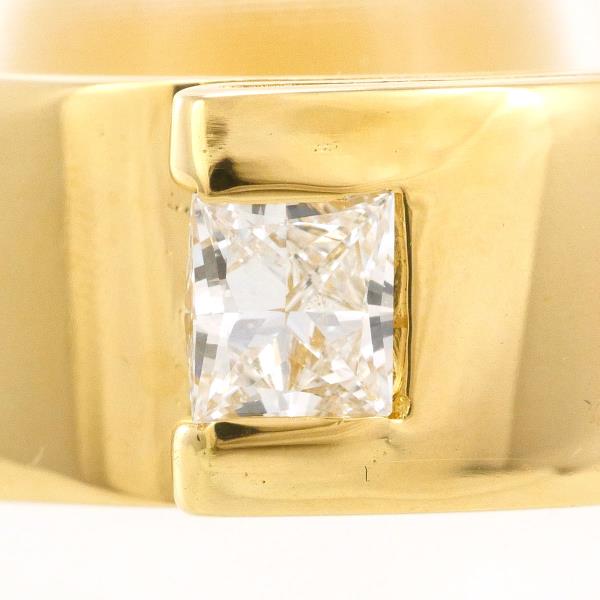18K Yellow Gold Diamond Ring for Women - Elegant Solitaire Engagement & Wedding Band - Perfect for Proposals, Anniversaries & Special Occasions