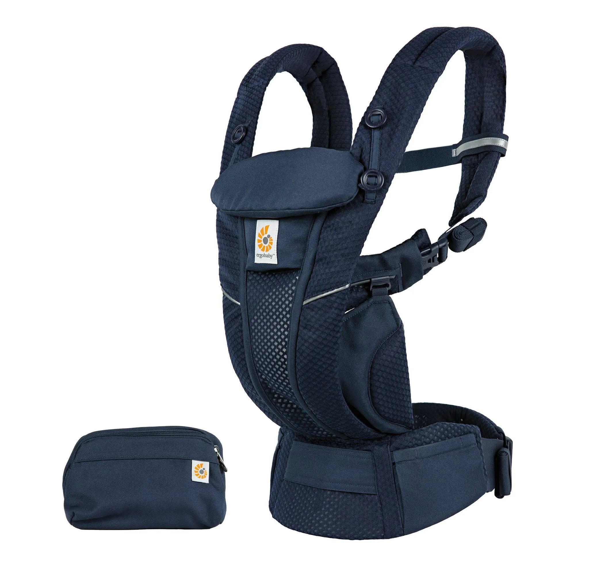 Omni Breeze All-Position Mesh Baby Carrier - Breathable & Ergonomic Infant Carrier for Newborn to Toddler (Midnight Navy) - Perfect for Hiking, Travel & Everyday Use