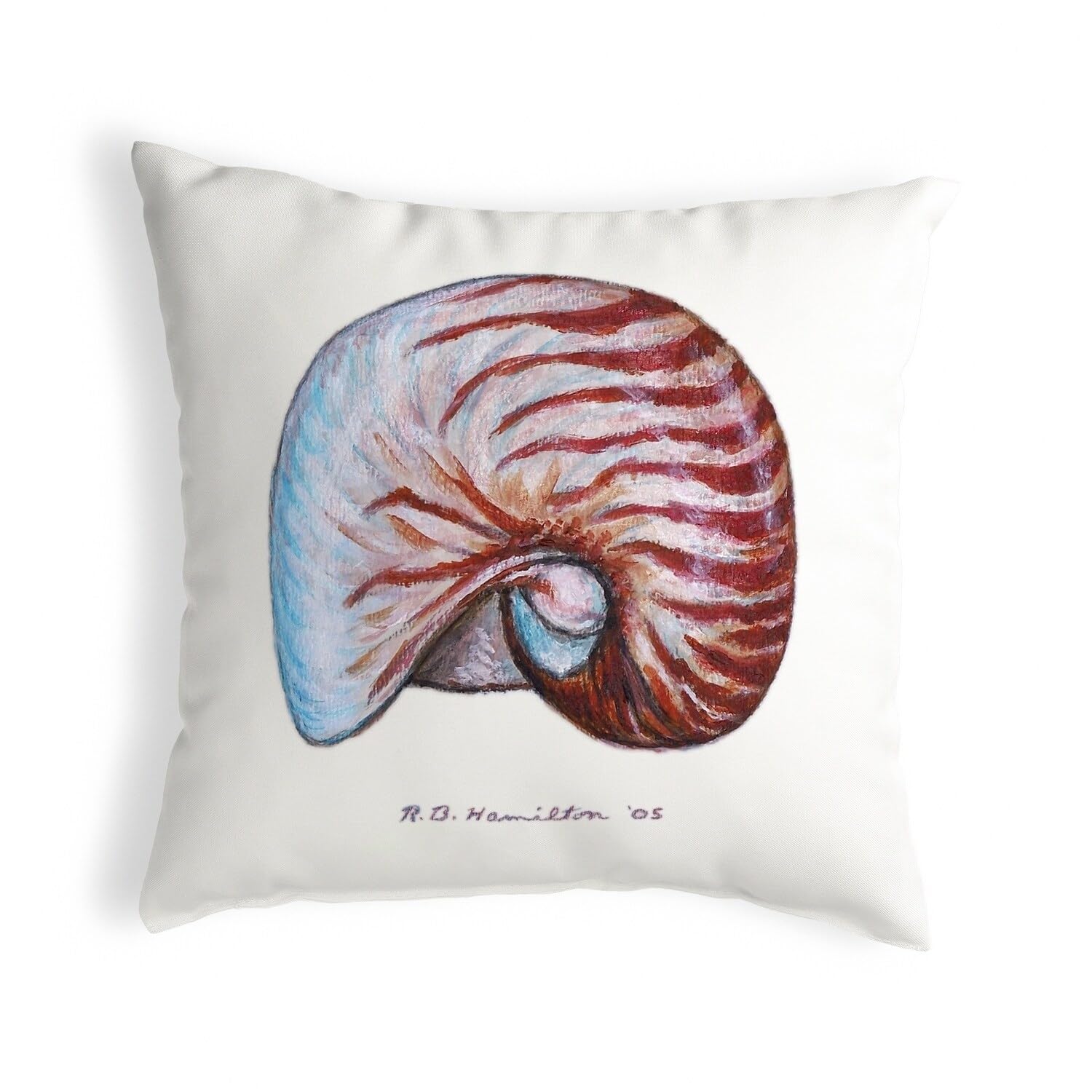 Betsy Drake KS118 12x12 Inch Decorative Throw Pillow Covers - Soft Square Accent Pillow for Couch, Bed, Sofa - Multi Color Home Decor for Living Room, Bedroom