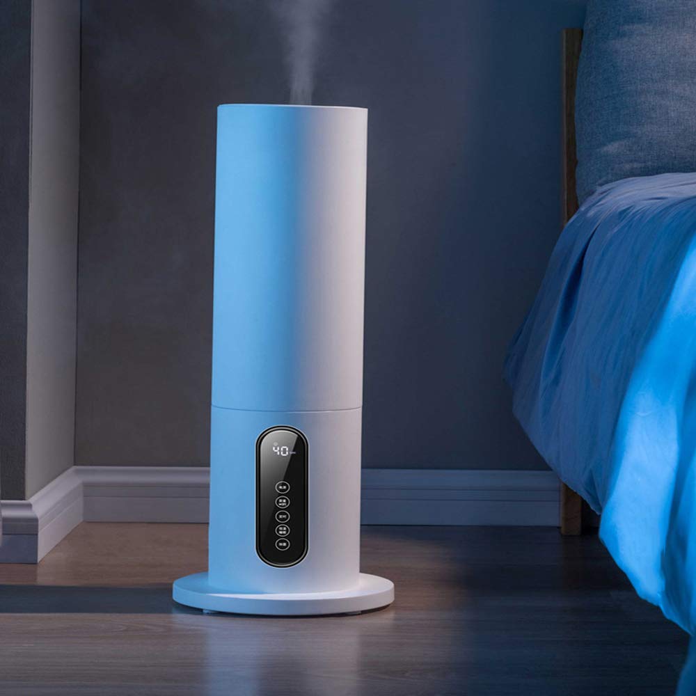 Supersonic Cool Mist Floor-Standing Humidifier - Large Capacity Air Purifier for Bedroom & Home (White/Black) | Quiet Operation for Better Sleep & Allergy Relief