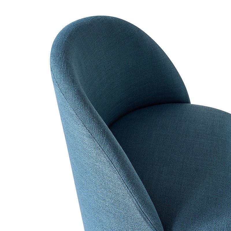 Modern Curved Back Swivel Dining Chair - Ergonomic Comfort for Kitchen, Dining Room & Office - Perfect for Home Decor & Entertaining Guests