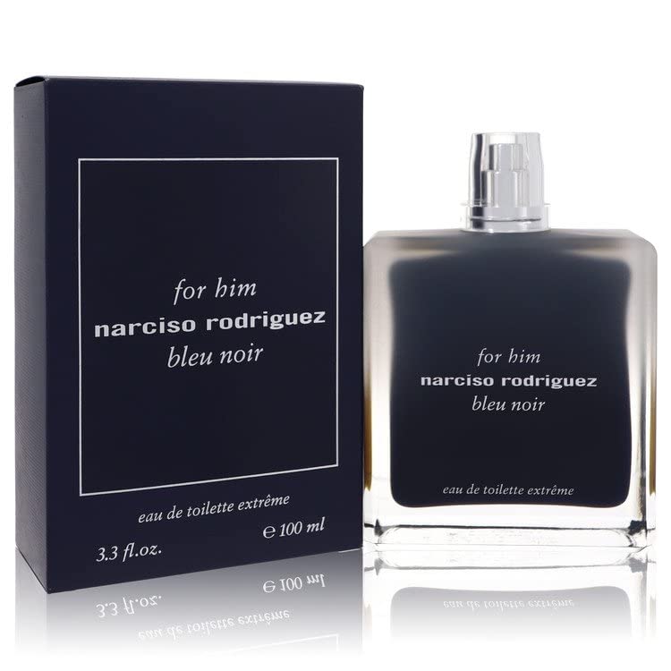 Narciso Rodriguez Bleu Noir Extreme Eau De Toilette Spray for Men - 3.3 oz Cologne with Long-Lasting Fragrance | Perfect for Date Night, Office & Special Occasions