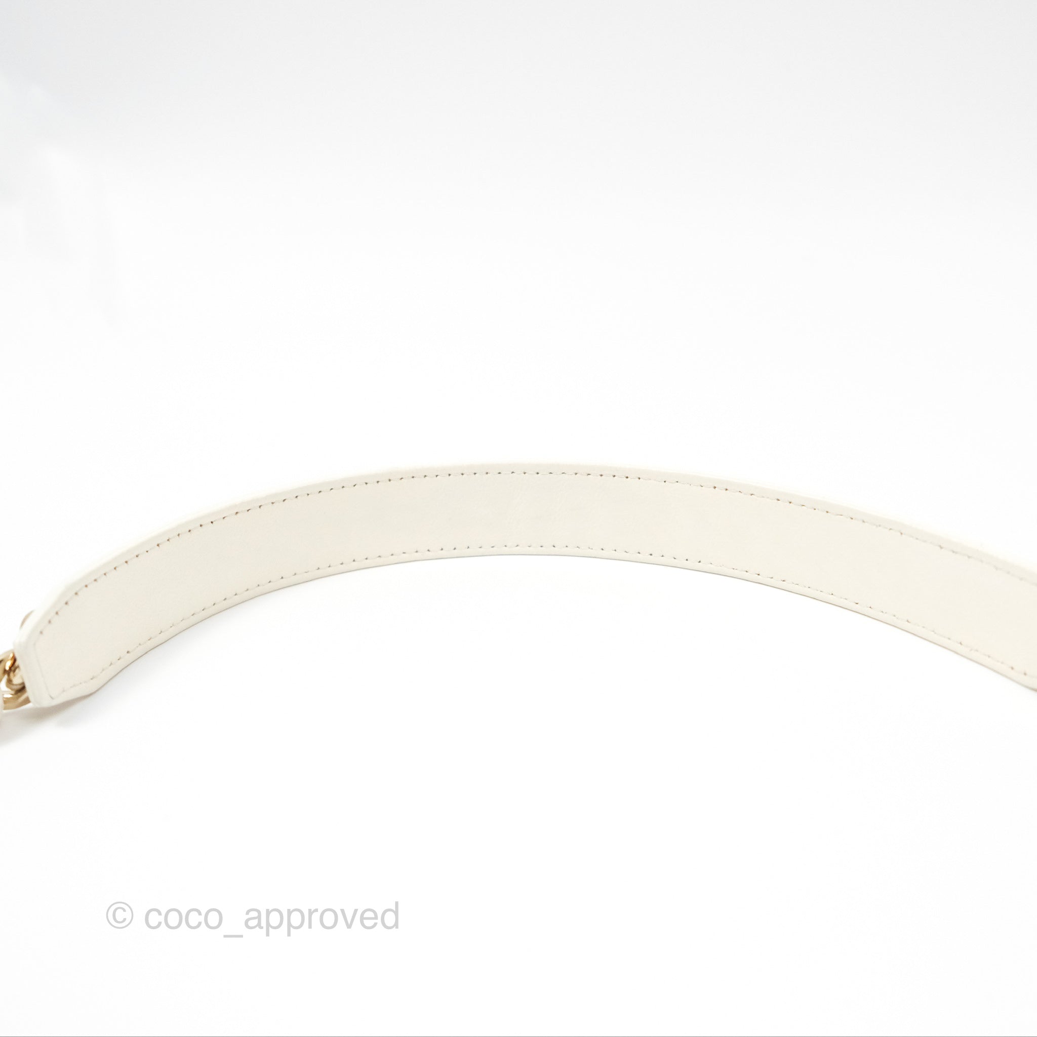 Chanel 19 Wallet on Chain WOC Crossbody Bag - White Leather with Mixed Gold & Silver Hardware | Perfect for Evening Out, Date Night & Special Occasions