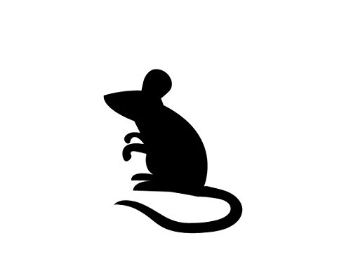 4 Ply Matboard Mouse Stencil - Perfect for DIY Crafts, Scrapbooking & Home Decor Projects