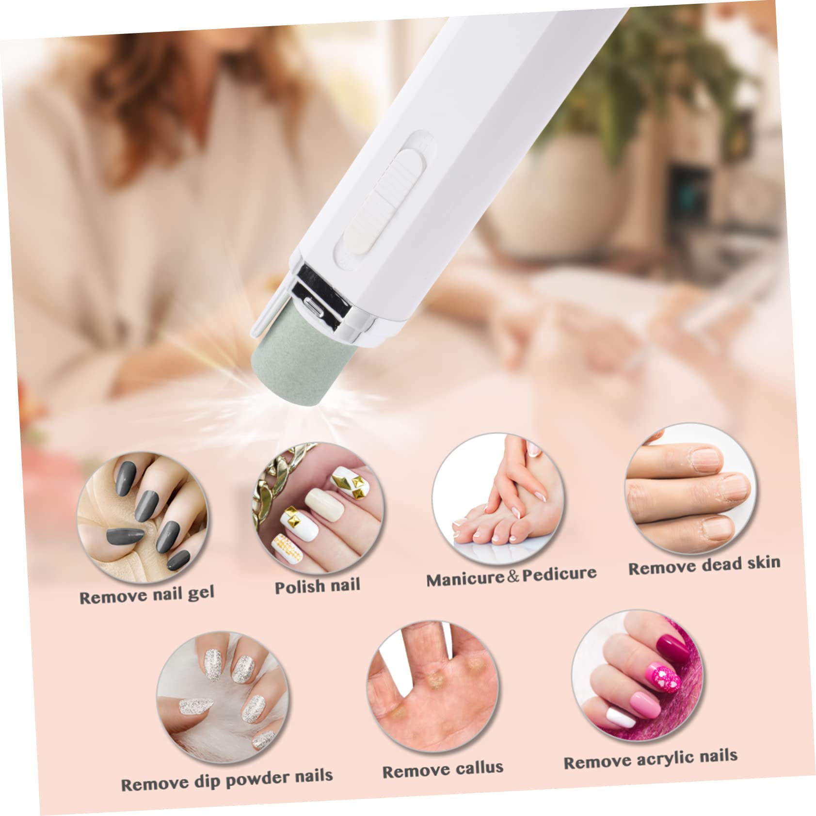 Beavorty Professional Electric Nail Drill Machine - Portable Manicure Tool for Acrylic Nails, Nail Polishing & Filing | Perfect for Home Salon, Nail Art & DIY Nail Care