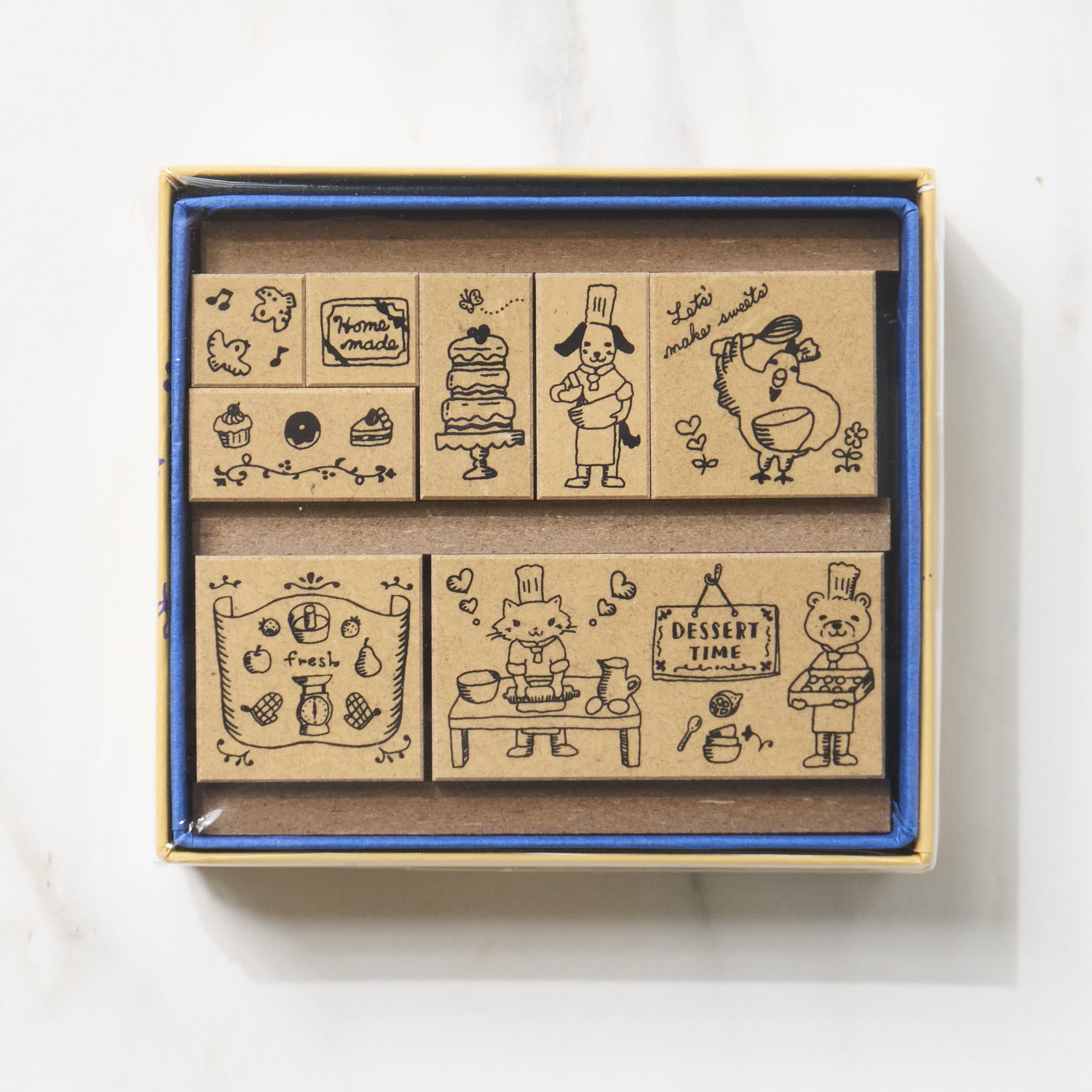 Cute Kawaii Stamp Set for Scrapbooking, Journaling, and DIY Crafts - Sanby Stamps for Card Making, Gift Wrapping, and Creative Projects