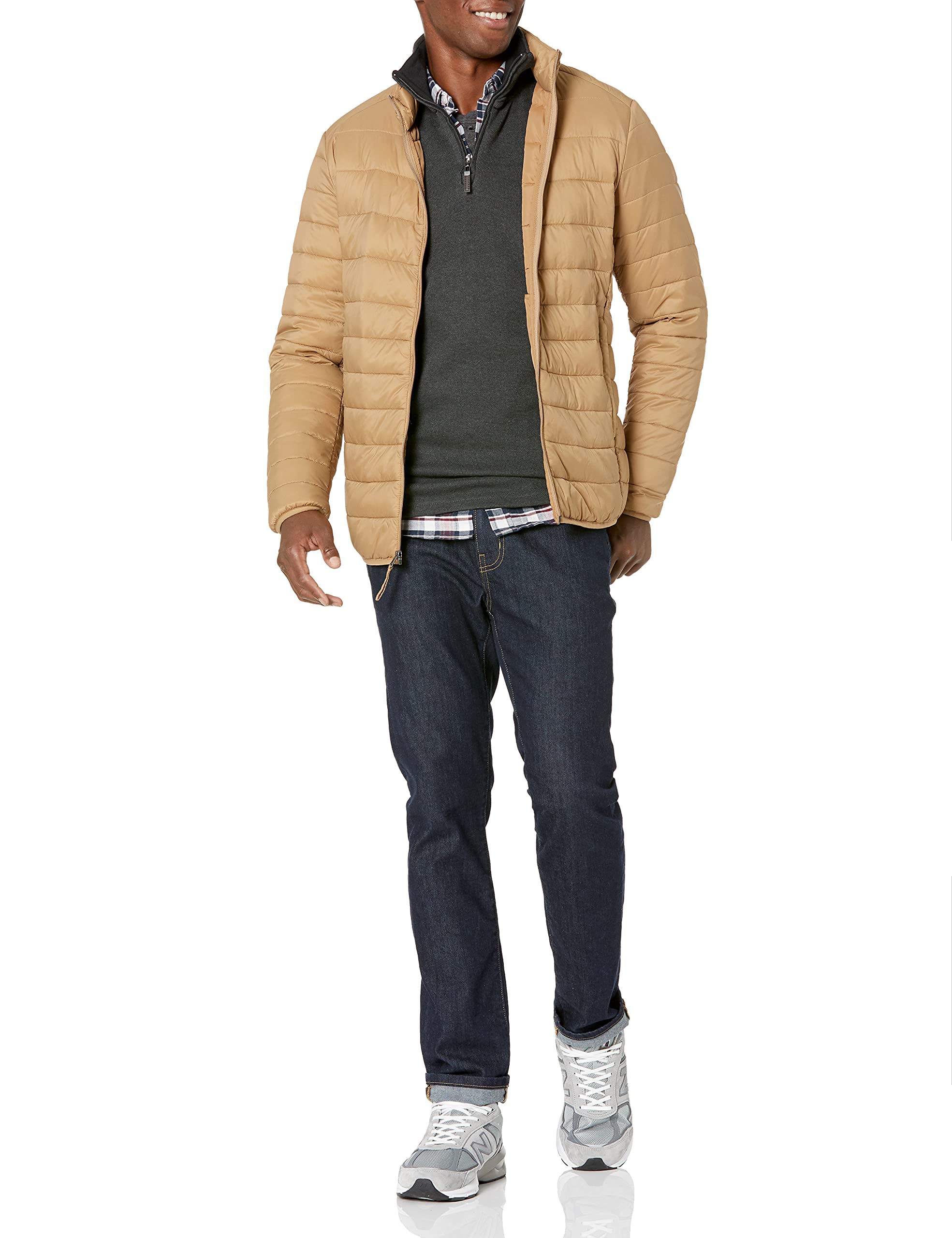 Amazon Essentials Men's French Terry Zip-Up Hoodie - Lightweight, Comfortable & Stylish for Casual Wear, Gym, and Outdoor Activities