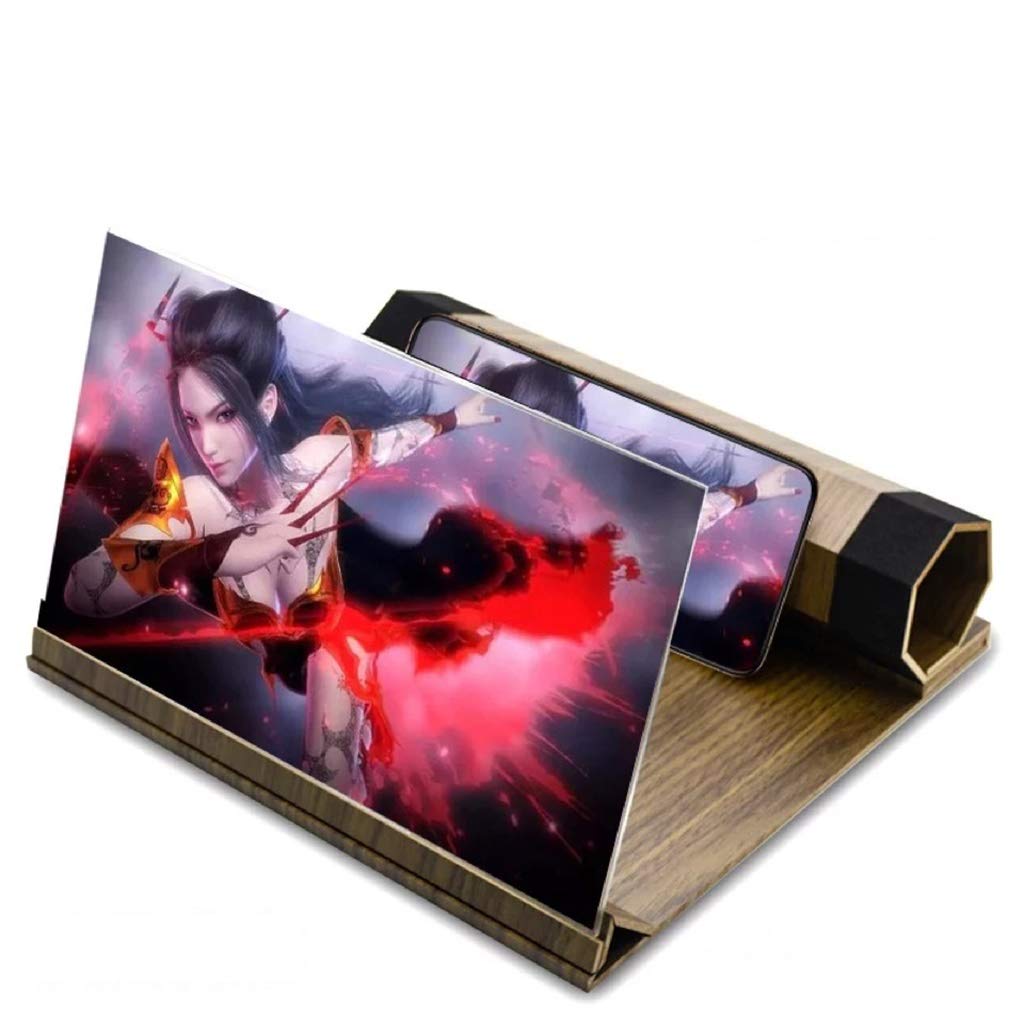 OFFA 3D Foldable Phone Magnifier - 12 Inch HD Screen Amplifier for Anti-Radiation Movie Watching | Portable Mobile Phone Enlarger for Home, Office & Travel Entertainment (Black)