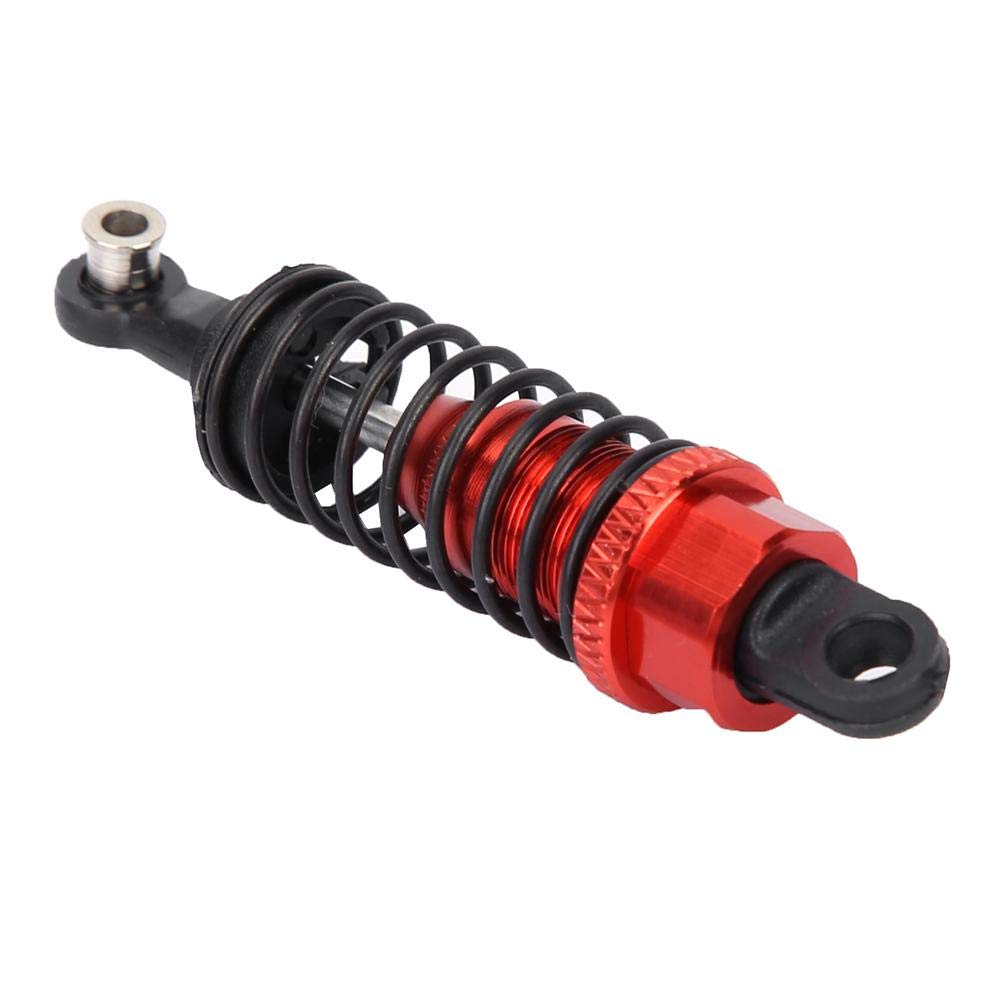 1 Pair 65mm Red Metal Shock Absorber Damper for 1:18 RC Model Car - High Performance RC Car Spare Parts & Accessories - Perfect for Off-Road Racing and DIY RC Car Upgrades