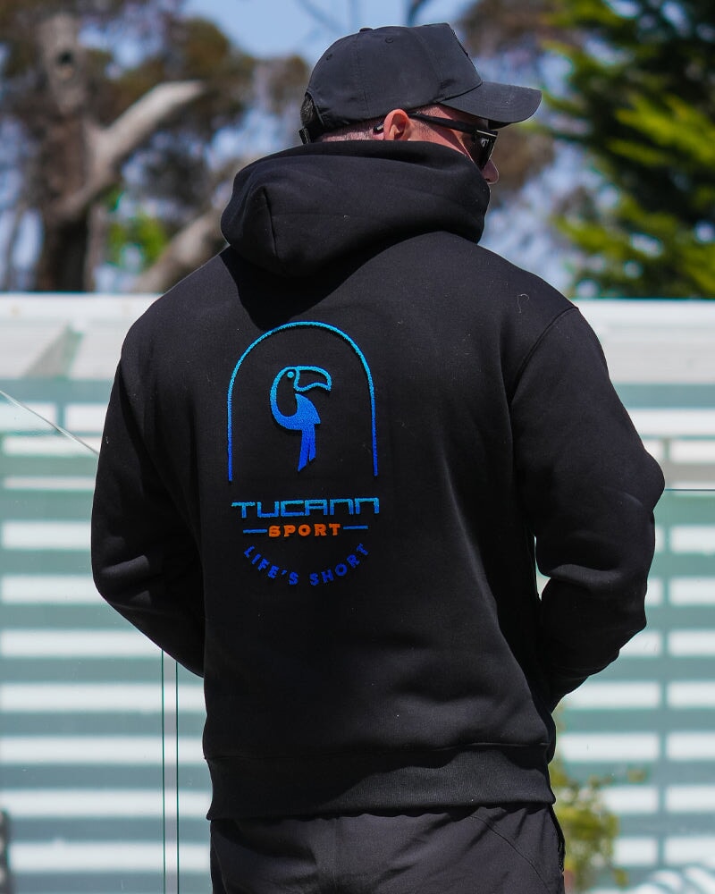 Luxe500 Premium Black Hoodie for Men & Women - Soft Fleece Pullover with Kangaroo Pocket - Perfect for Casual Wear, Gym, and Outdoor Activities