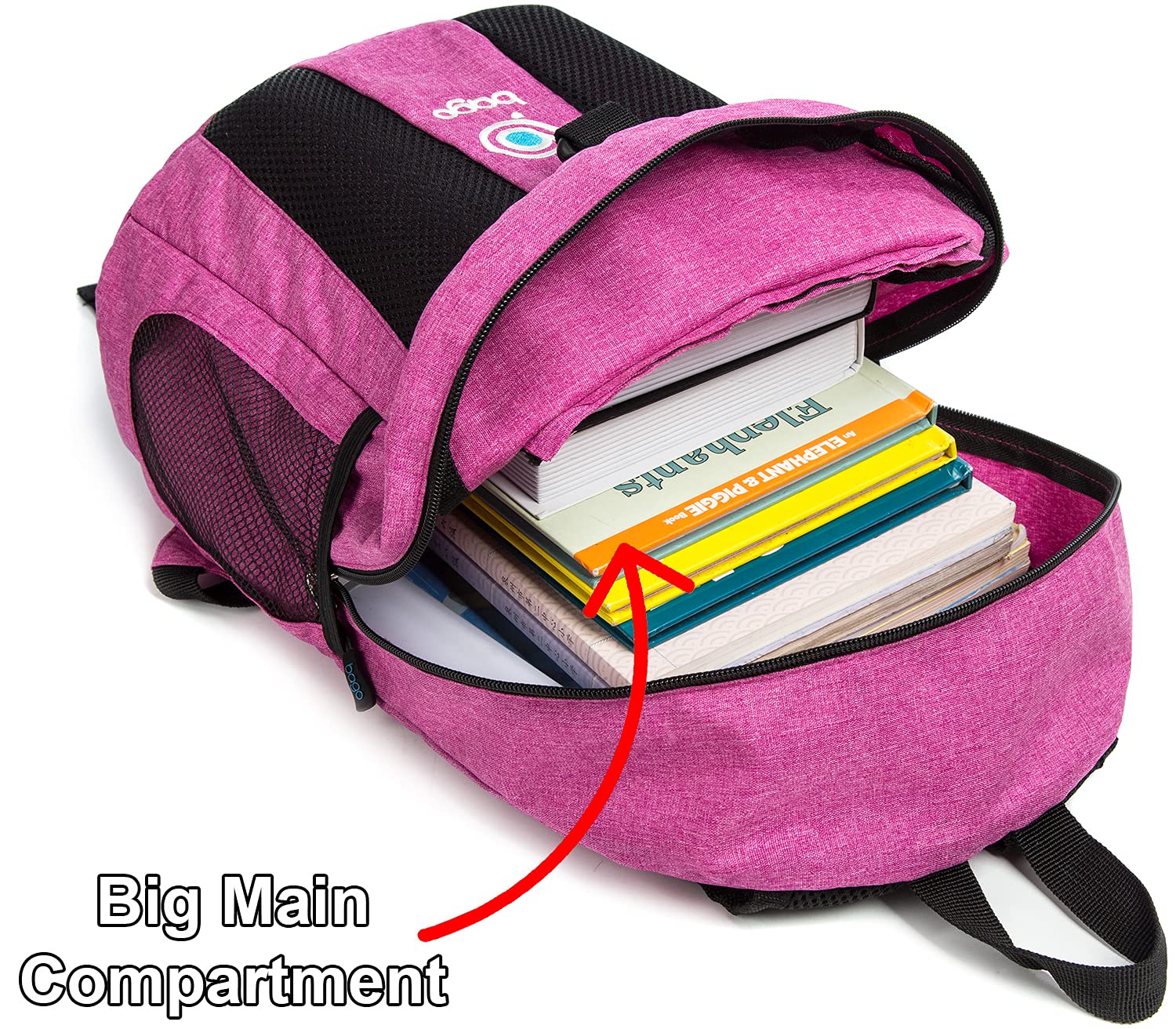 Ultralight 25L Foldable Hiking Backpack for Women & Men - Waterproof Travel Daypack for Camping, Outdoor Sports & Daily Use - Compact Packable Backpack for Hiking, Gym, Work & Weekend Getaways (Snow Pink)