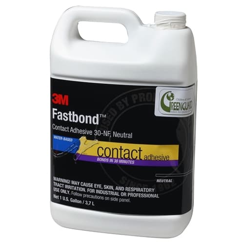 3M 21186 Fastbond Contact Adhesive 30 NF Gallon - High Strength Industrial Adhesive for Wood, Metal, Plastic | Perfect for DIY Projects, Furniture Repair & Automotive Applications