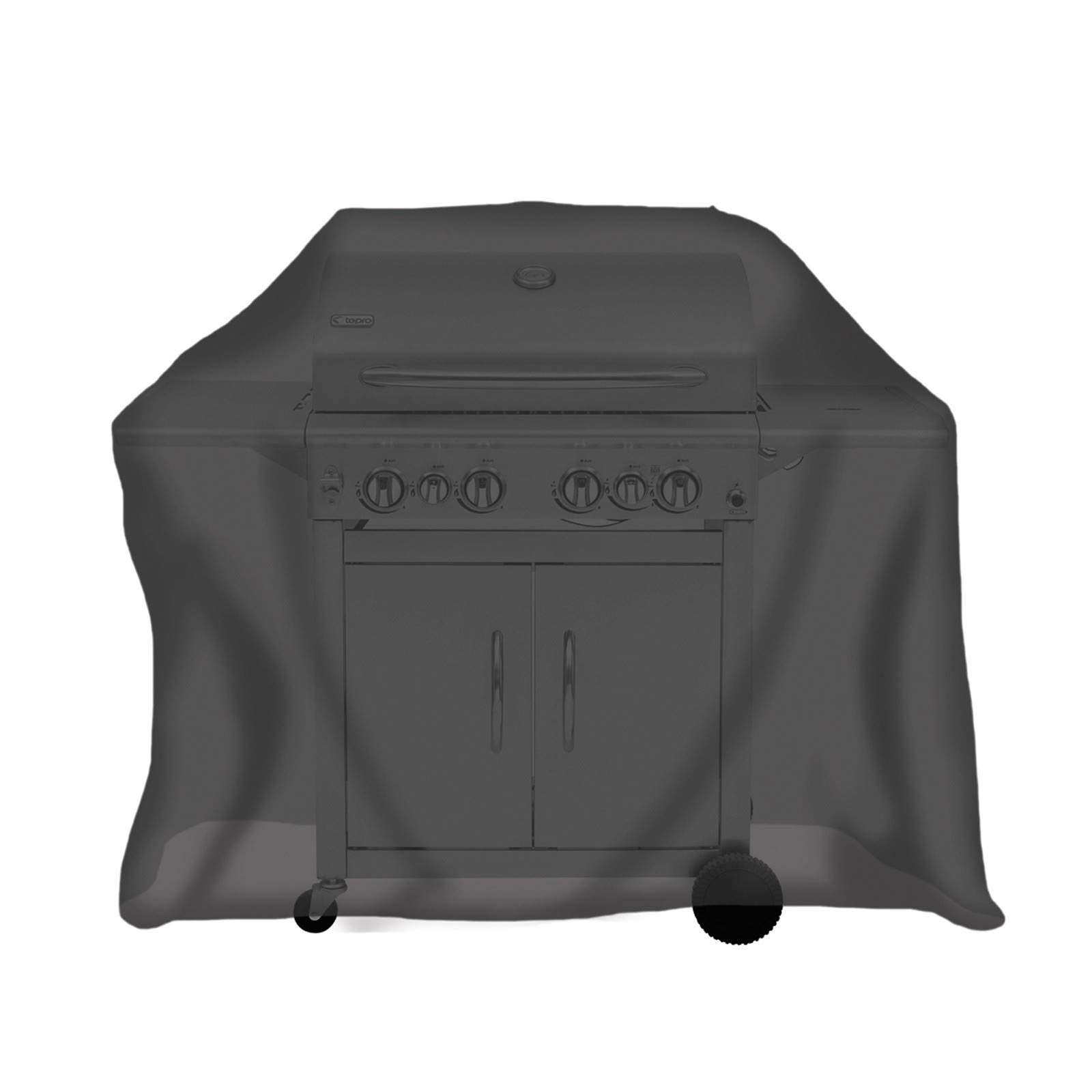 Large Universal Gas Grill Cover - Black for Outdoor BBQ Protection