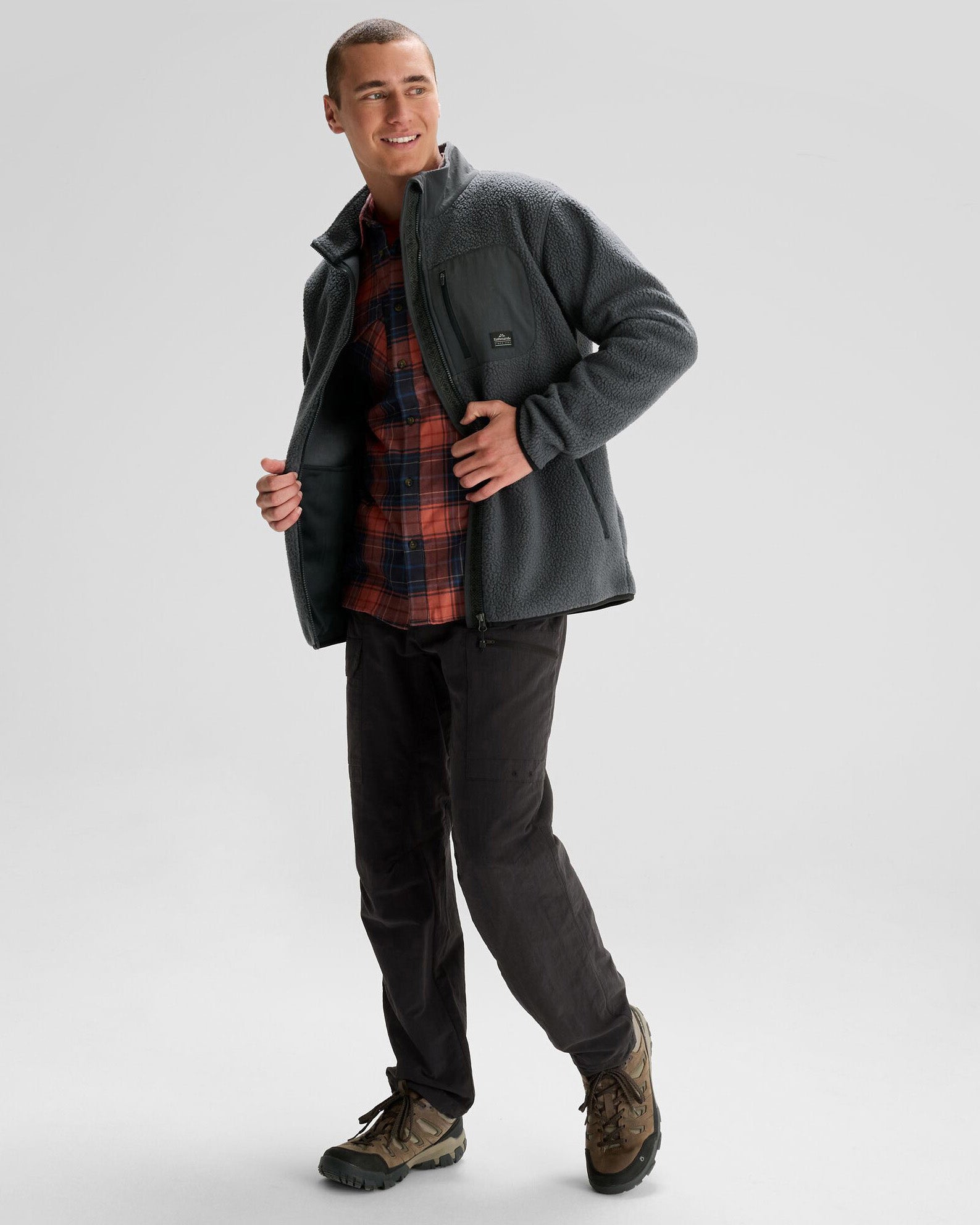 Men's Co Z High Pile Jacket - Winter Warm Fleece Lined Coat for Cold Weather | Outdoor Activities & Casual Wear