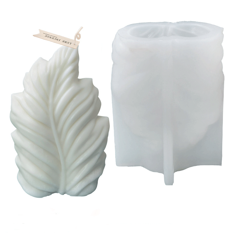 Premium Coral Leaf Silicone Candle Mold - DIY Candle Making Kit for Home Decor, Wedding Favors & Spa Relaxation