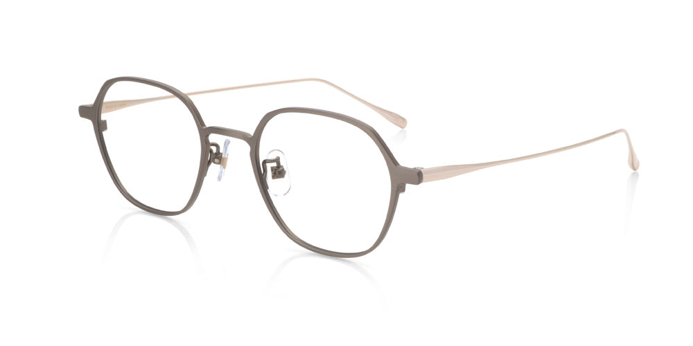Jins Sabae 144 Eyeglasses - Lightweight Titanium Frame, Blue Light Blocking Lenses for Men & Women - Perfect for Office Work, Gaming & Digital Screen Use