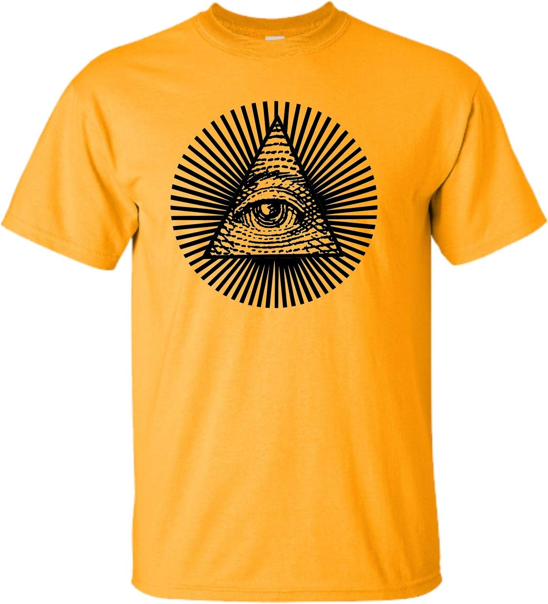 Go All Out Adult Eye of Providence All Seeing Eye Graphic T-Shirt - Perfect for Halloween, Occult Fashion & Streetwear Outfits