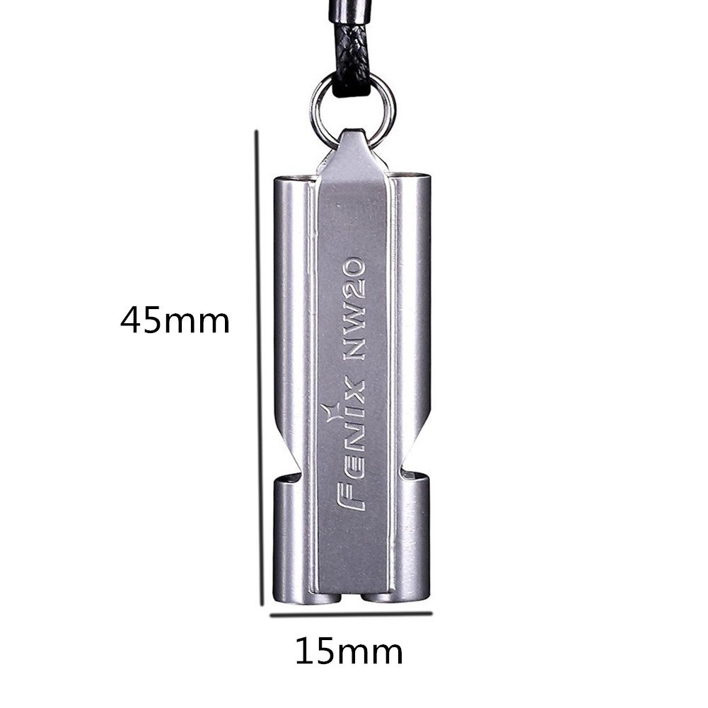 Fenix LED Flashlight with Life-Saving Emergency Whistle - Dual Power Source (USB-C & Batteries) for Camping, Hiking & Outdoor Survival Gear