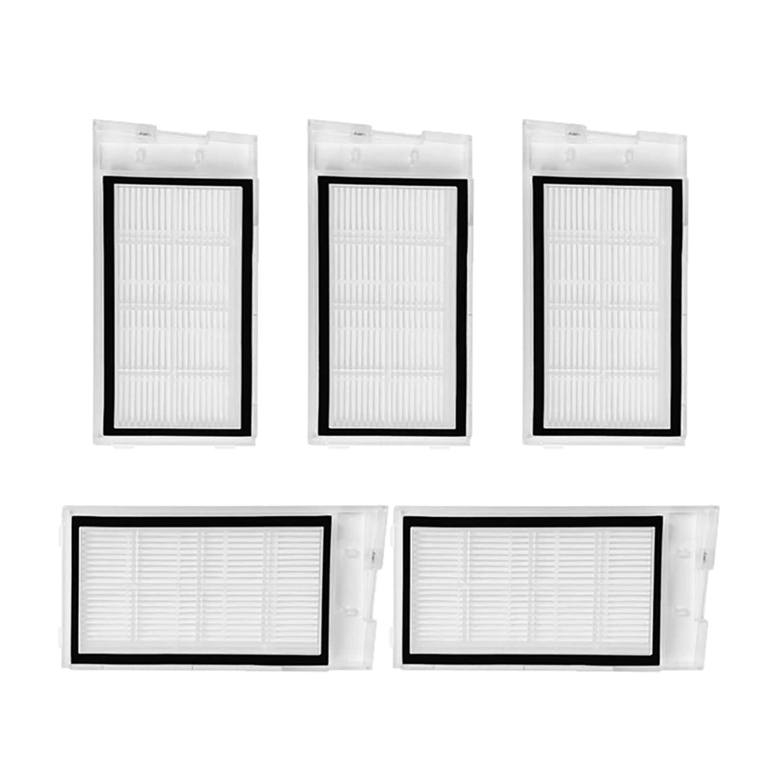 5PCS Replacement HEPA Filters for ROIDMI EVE Plus Vacuum Cleaner - White Dust Filter Accessories Kit for Home Kitchen Cleaning