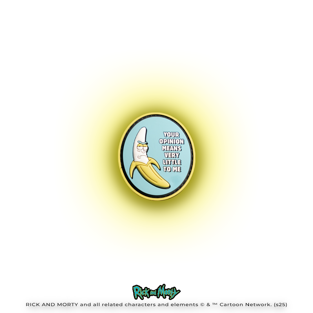 Rick and Morty Opinion Patch - Funny Embroidered Iron-On Patch for Jackets, Backpacks & Hats - Perfect for Cosplay, DIY Crafts & Fan Gifts