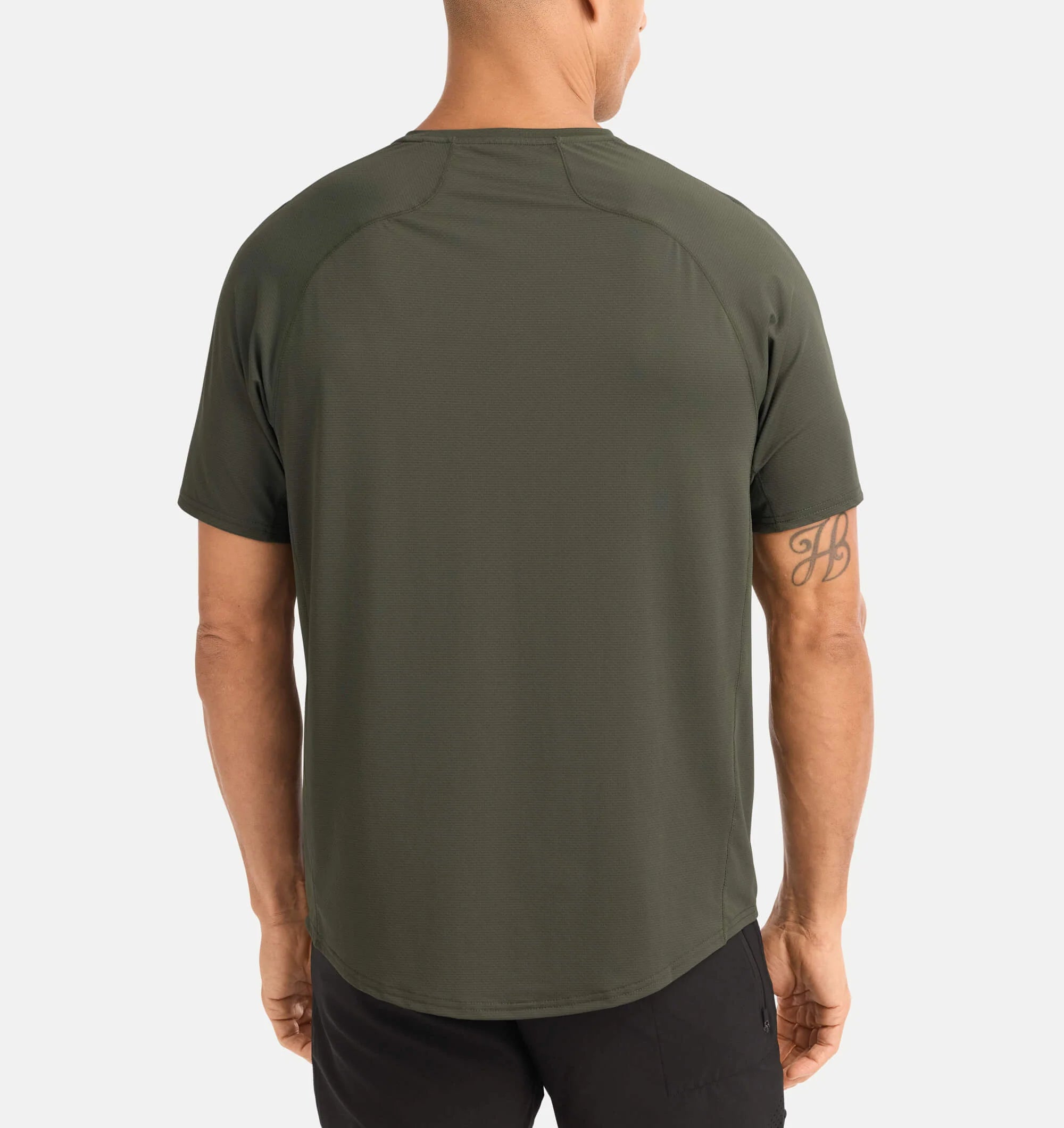 Men's Streamline Performance Tee - Moisture Wicking Athletic Shirt for Running & Gym Workouts - Comfortable Breathable Activewear (Grove)
