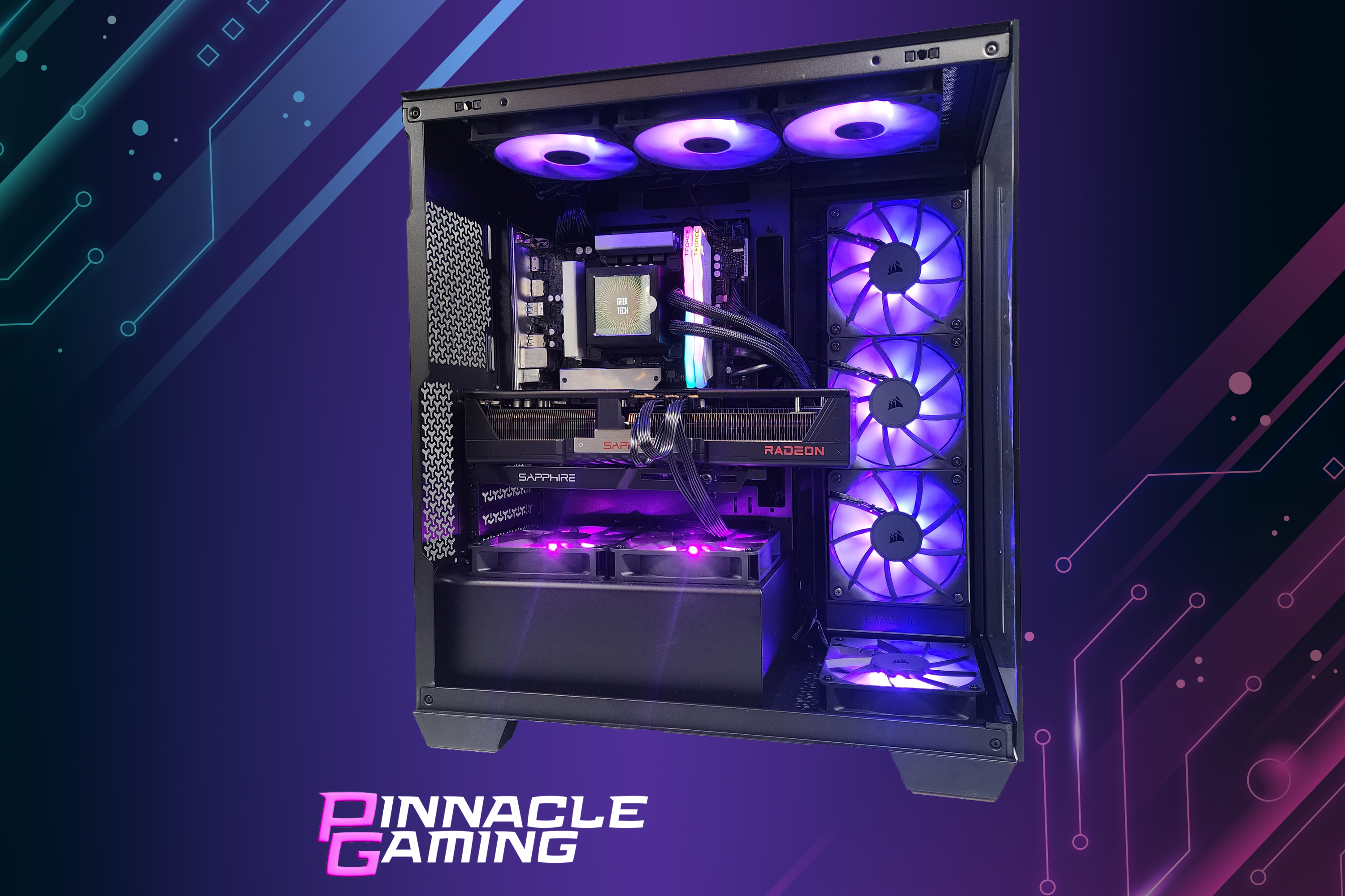 Custom Gaming Desktop PC - Corsair & Lian Li Case, Intel Core i7, RTX 5070, 1TB SSD, 64GB DDR5 RAM, WiFi 6 - Ultimate Gaming Rig for Esports, Streaming & 4K Gaming
