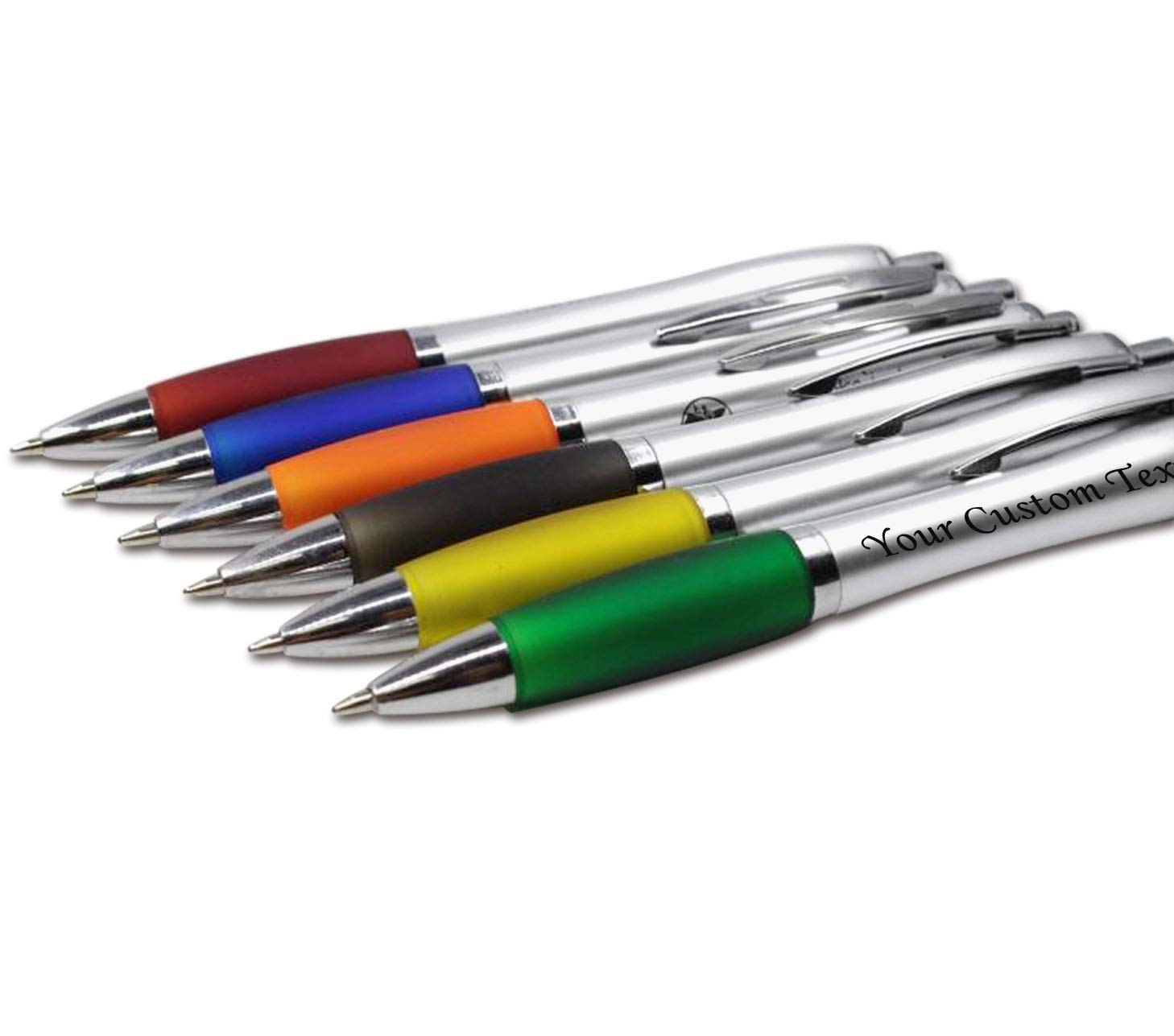 Custom Printed Ballpoint Pens - Bulk Personalized Click Action Pens with Your Logo, Name, or Message - Perfect for Corporate Gifts, Promotional Items, and Branding Events