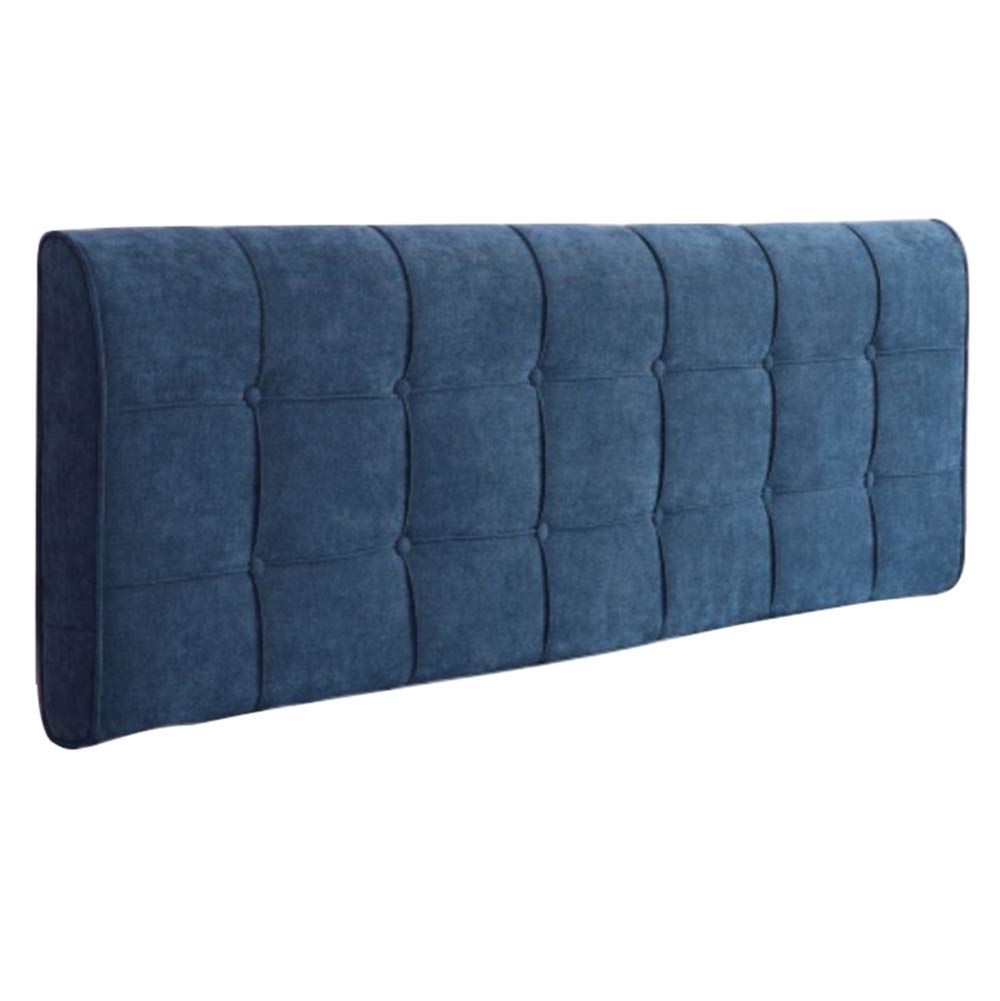 Upholstered Headboard for Bed - Soft Chenille Fabric Wedge Cushion Pillow Backrest for Single & Double Beds | Perfect for Bedroom Decor, Reading & Relaxing in Bed
