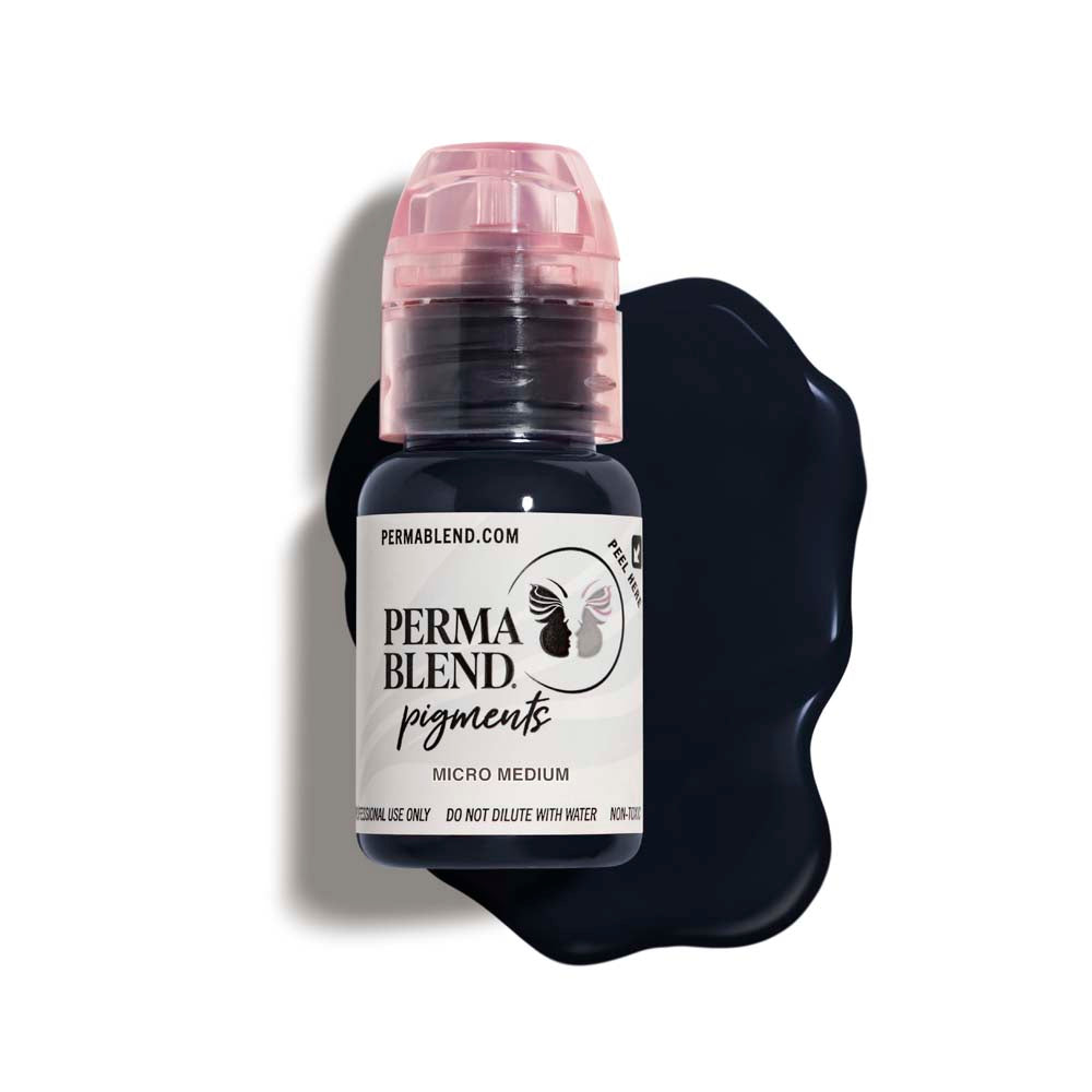 Perma Blend Scalp Micro Medium Pigment - Professional Tattoo Ink for Scalp Micropigmentation | Perfect for Hair Loss Cover & Barber Shops