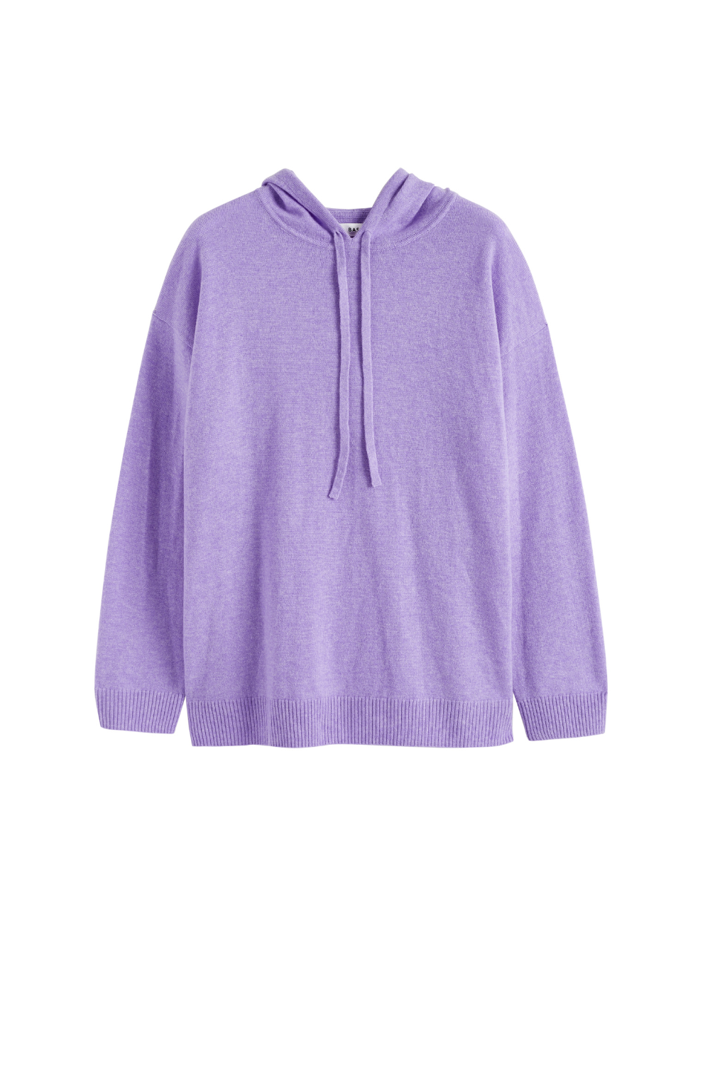 Lavender Wool Cashmere Relaxed Hoodie for Women - Soft & Cozy Pullover Sweatshirt - Perfect for Lounge, Travel & Casual Outfits