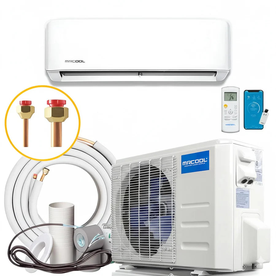 MRCOOL Advantage 5G 12,000 BTU 21.5 SEER2 Ductless Mini Split Air Conditioner Heat Pump 115V - Perfect for Bedrooms, Offices & Small Spaces