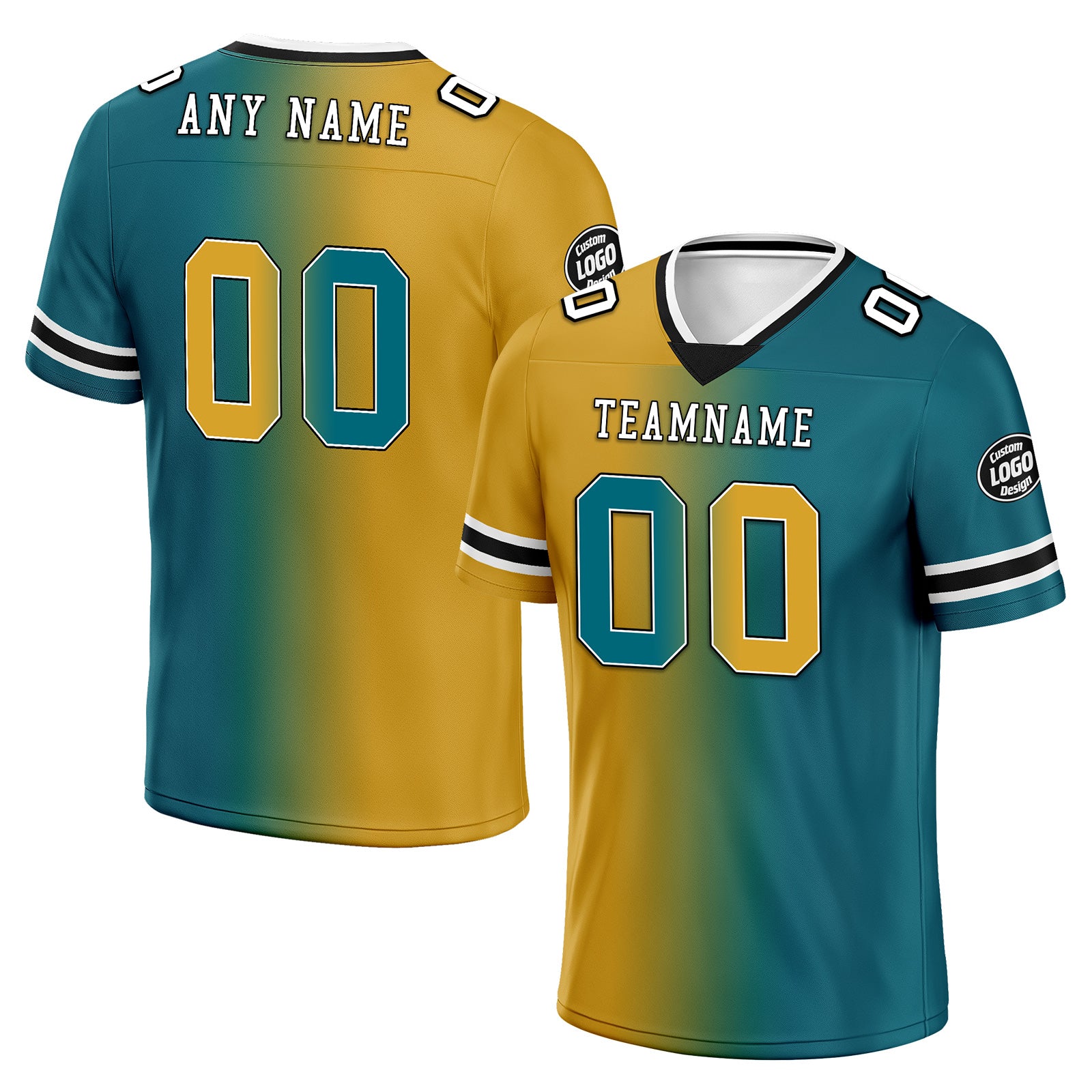 Custom Green & Yellow Florida Gators Personalized Authentic Football Jersey FBJ02 D028017 - Perfect for Game Day, Tailgating & Fan Apparel Gifts