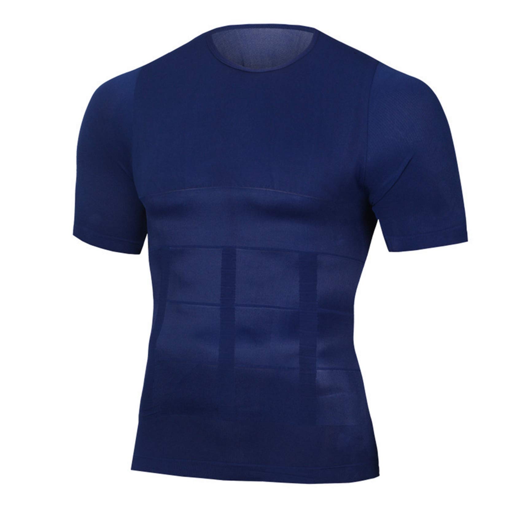 Men's Slimming Shaper Belly Band - Compression Shirt for Abdomen & Chest - Workout Fat Burner & Body Shaper - Perfect for Gym, Running & Everyday Wear